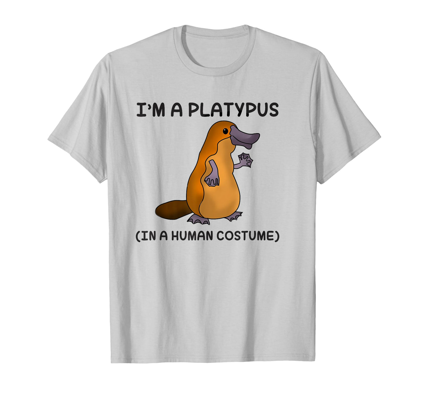 Platypus in a Human Costume Shirt for Kids T-Shirt