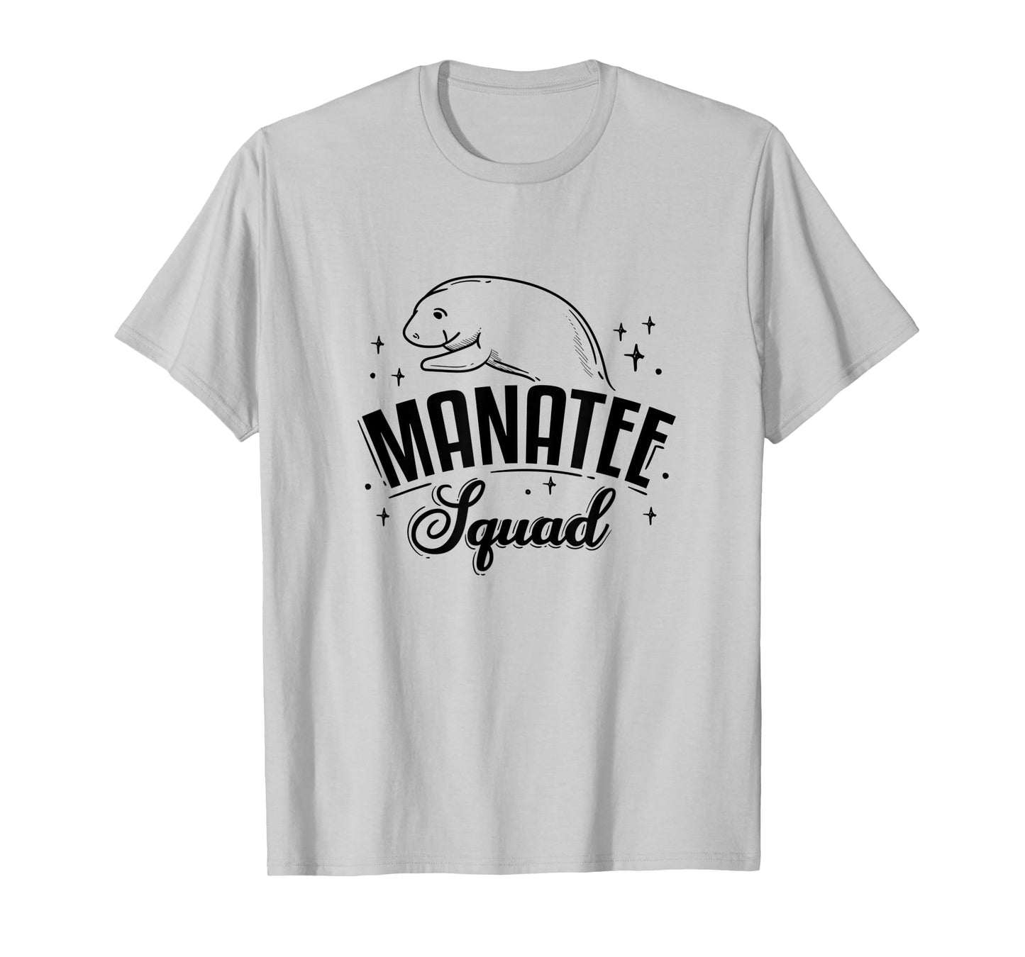 Manatee Squad Funny Saying Cute Manatee Wildlife T-Shirt