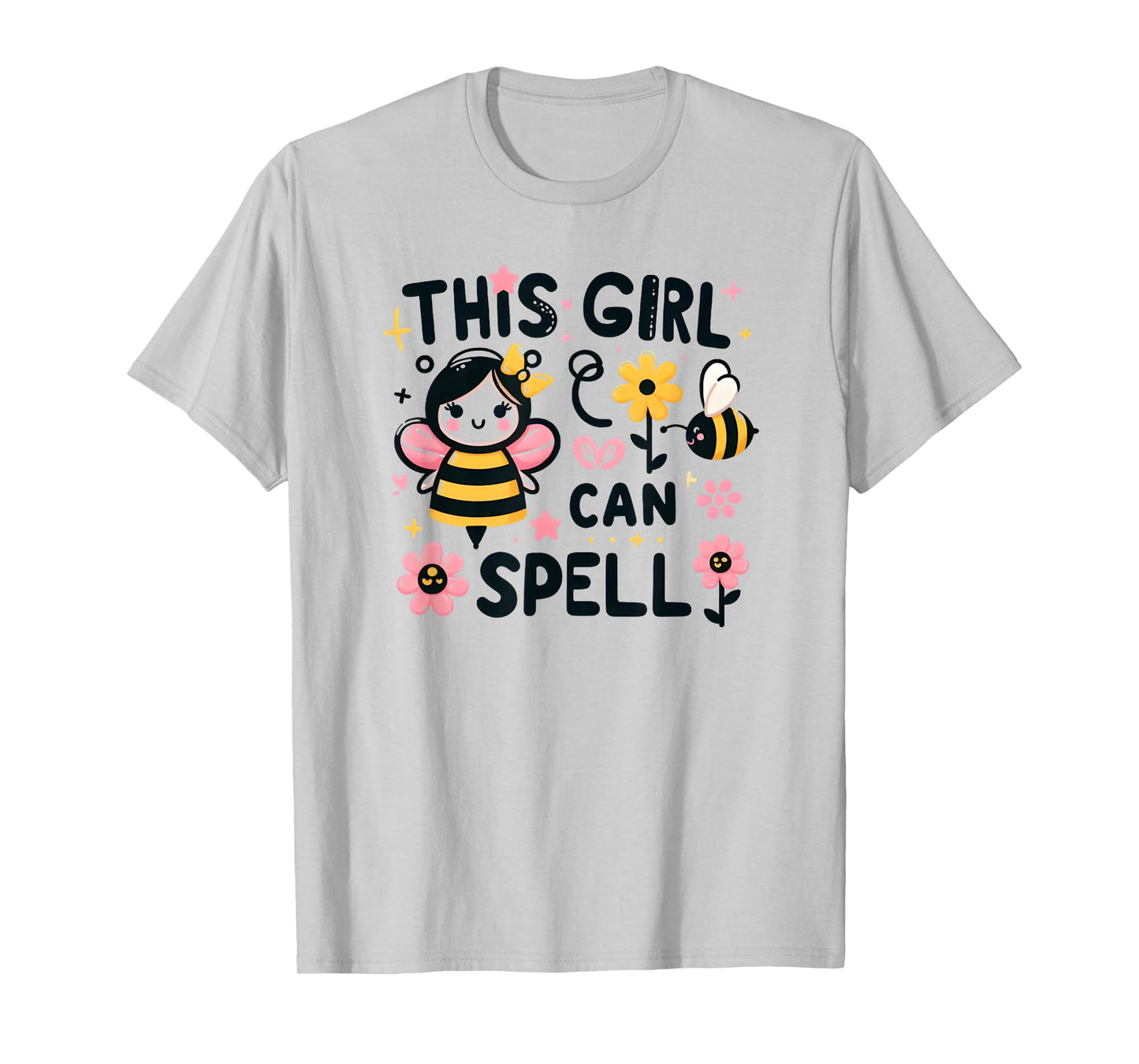 School Competition Spelling Bee This Girl Can Spell T-Shirt