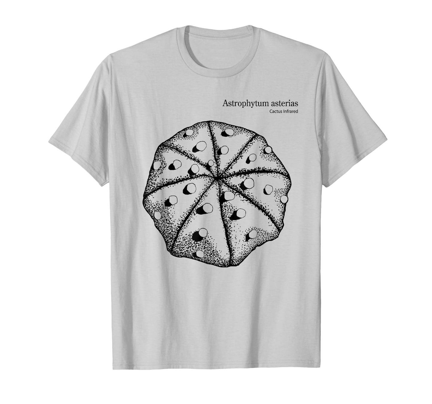 Astrophytum asterias Cactus Infrared nature lover graphic T-Shirt