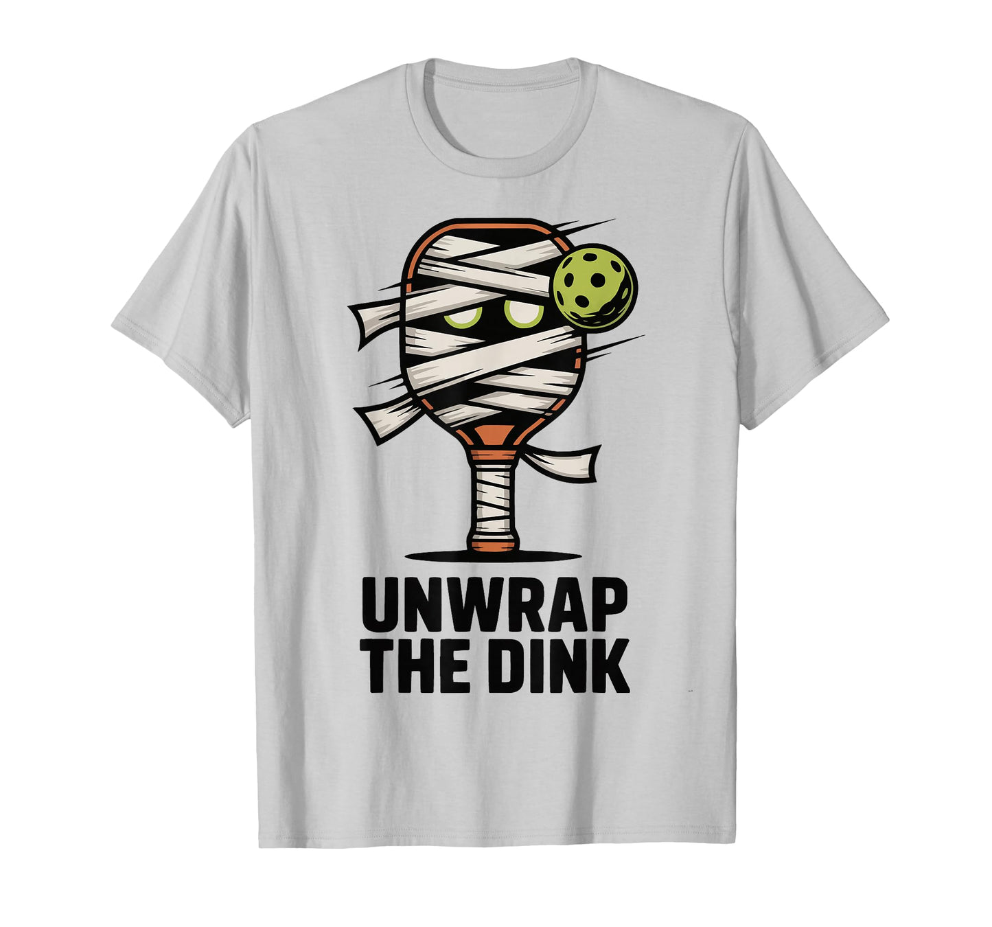Unwrap The Dink Pickleball Halloween T-Shirt
