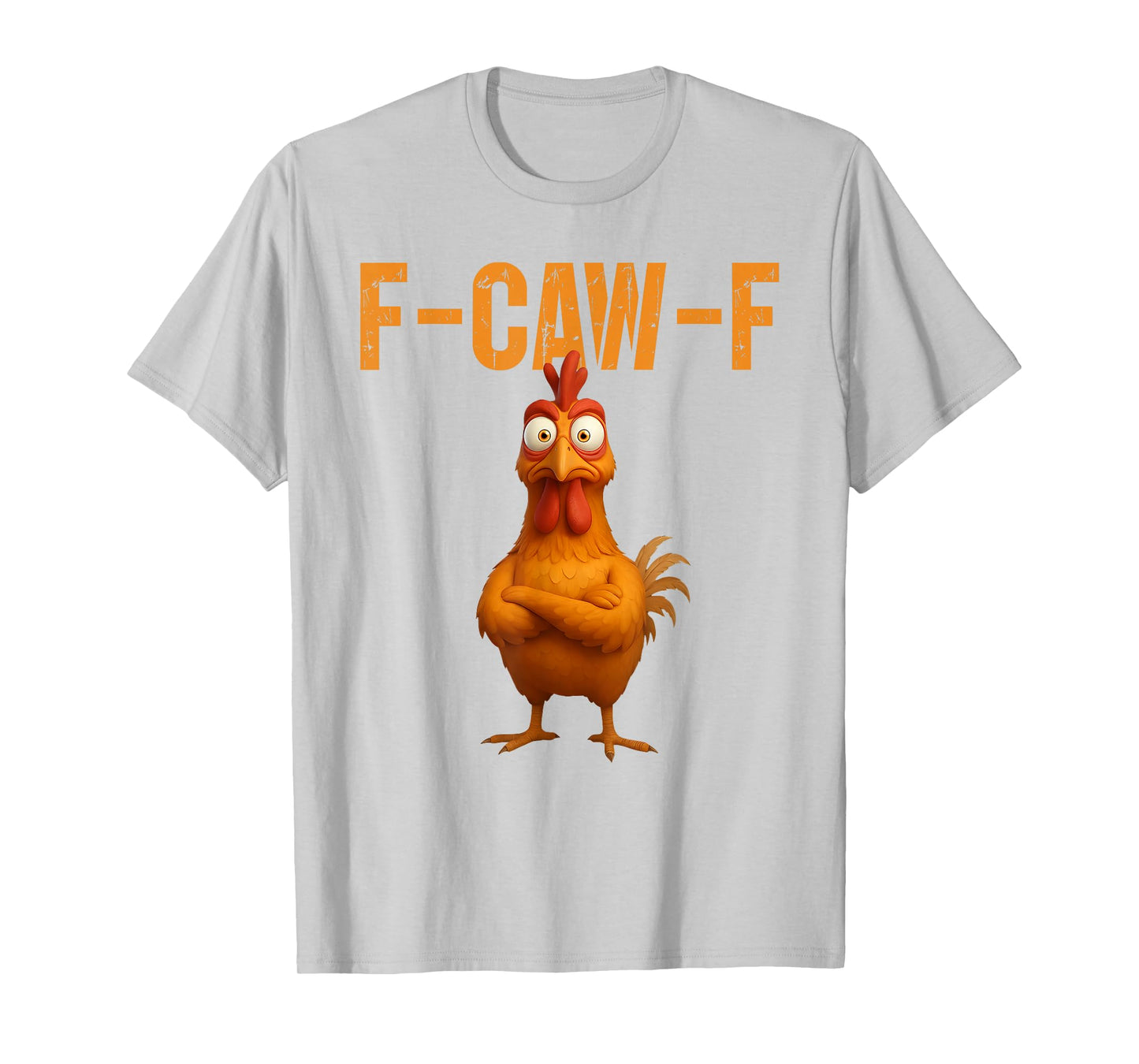 Funny Chicken F-CAW-F Humor FCAWF Chicken Meme Halloween T-Shirt