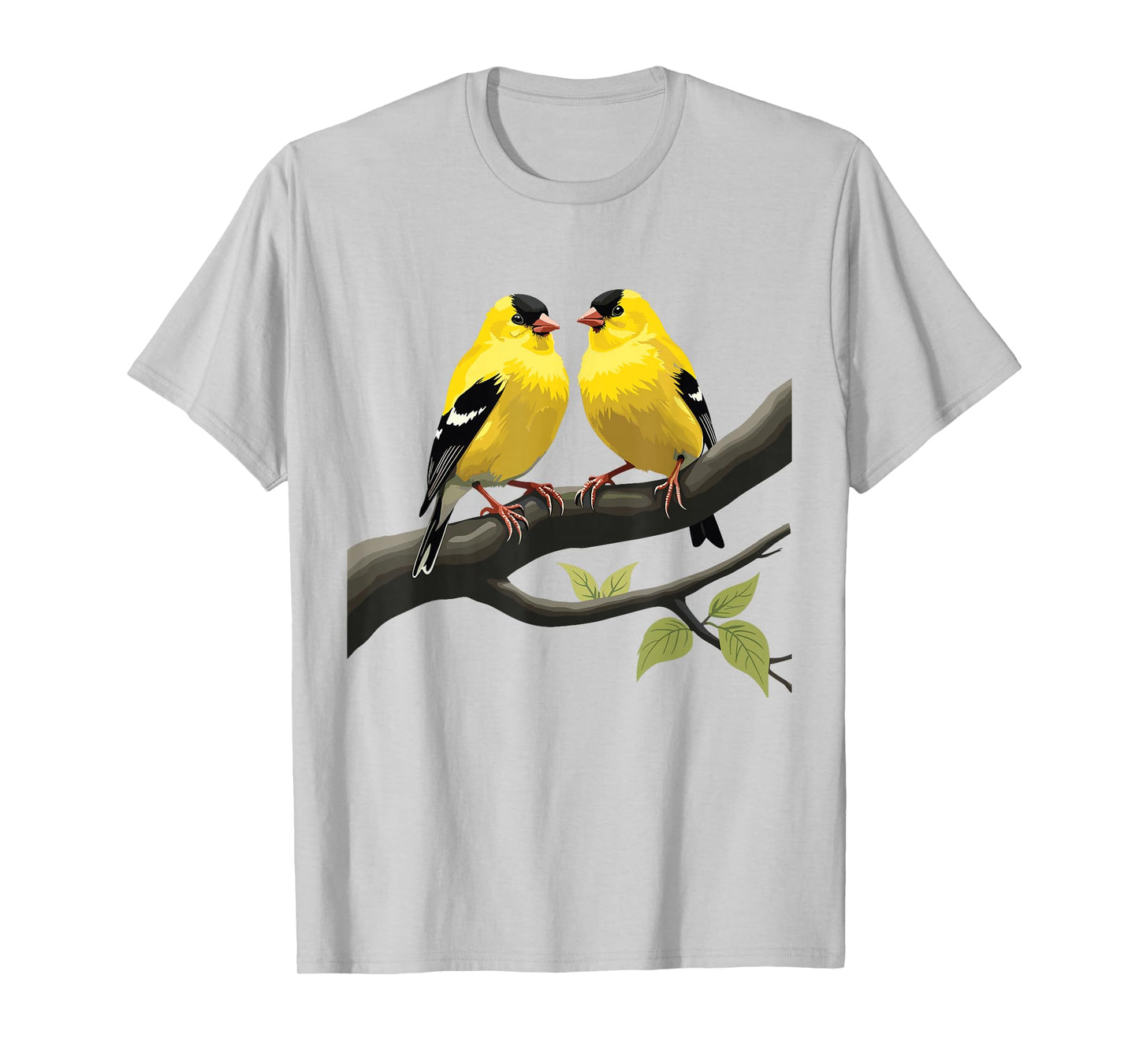 Goldfinch Birds Perched, American Goldfinch T-Shirt