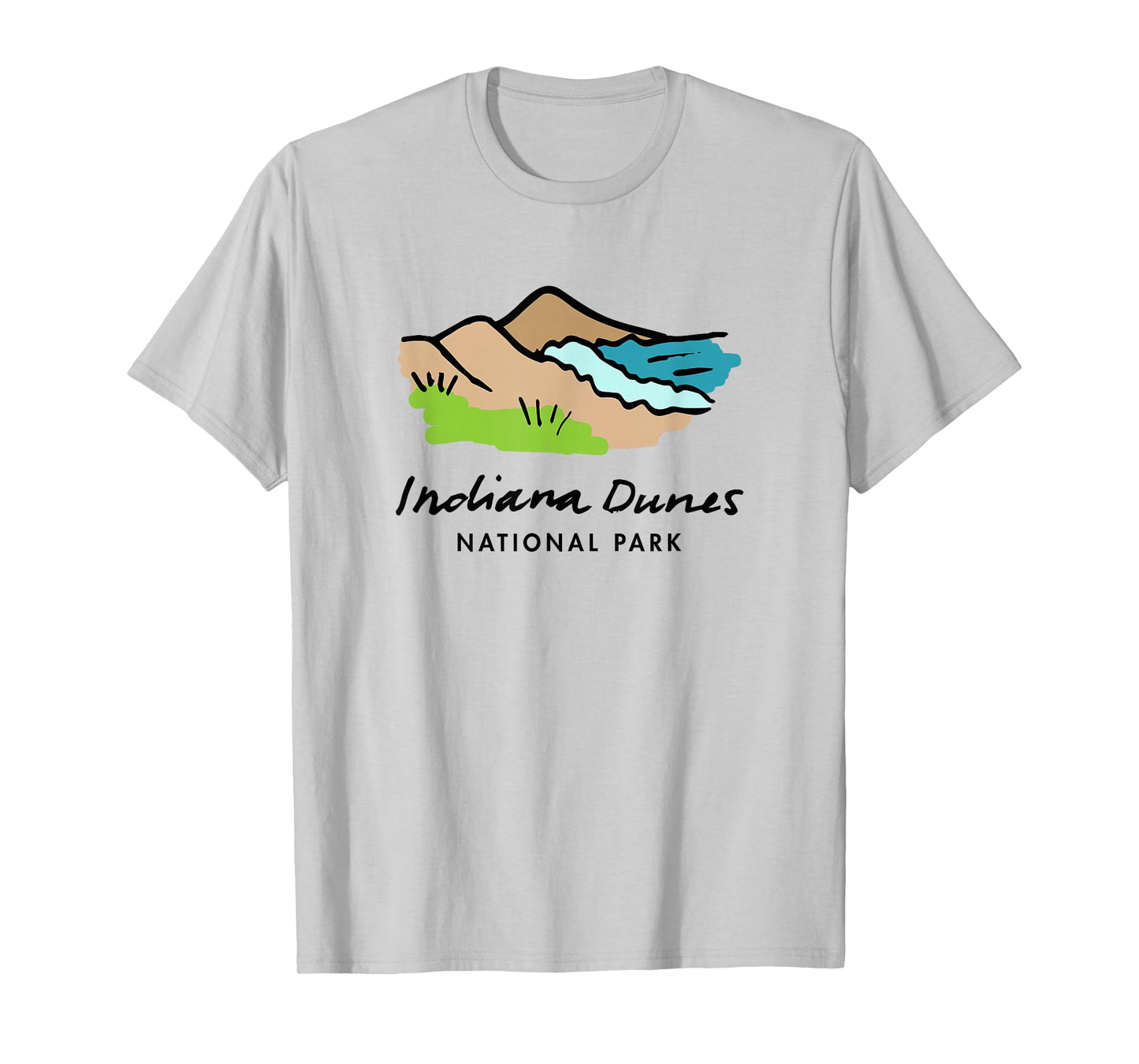 Family Vacation design - Retro Indiana Dunes National Park T-Shirt