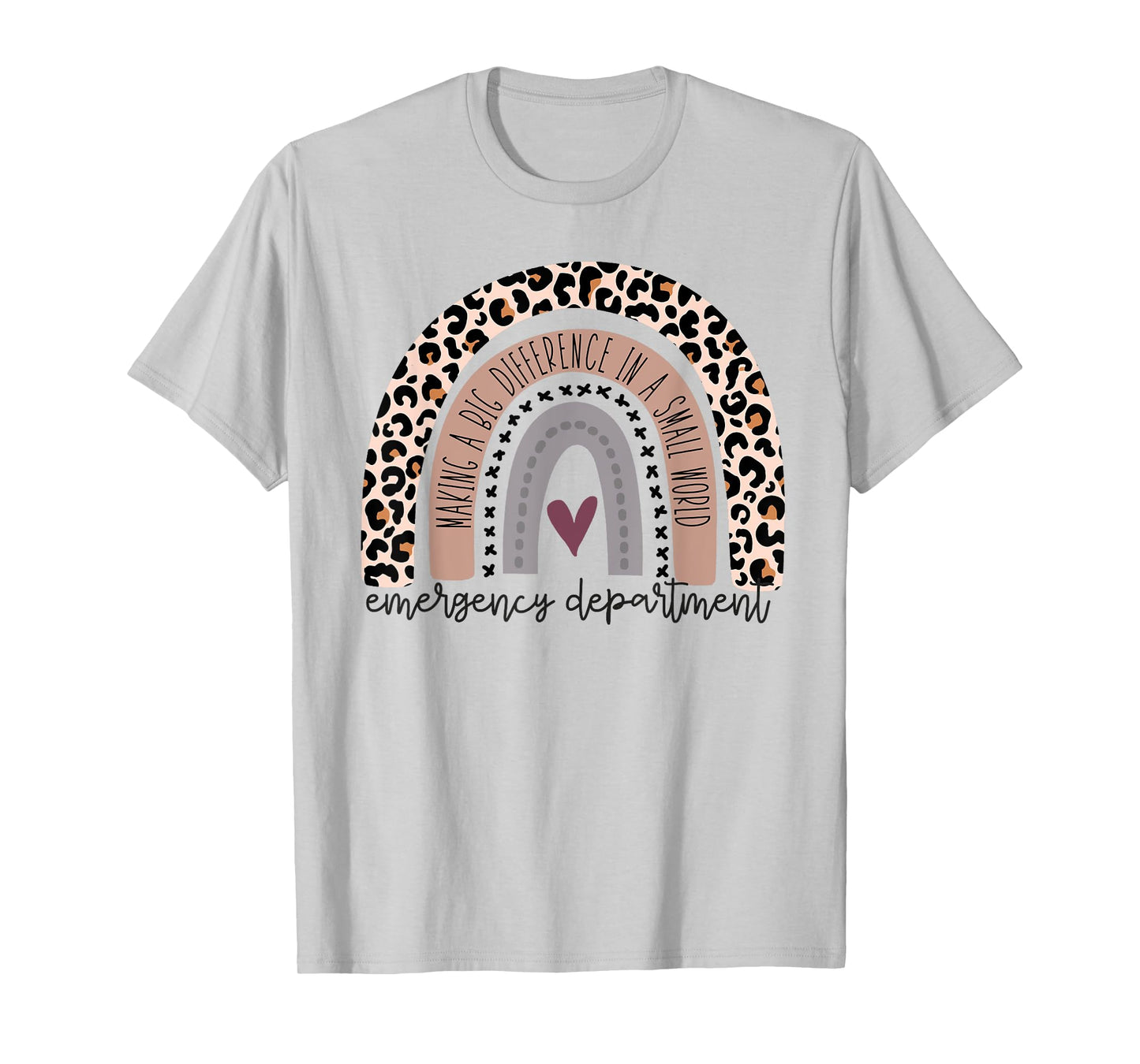 Emergency Department Emergency Room Healthcare rainbow T-Shirt