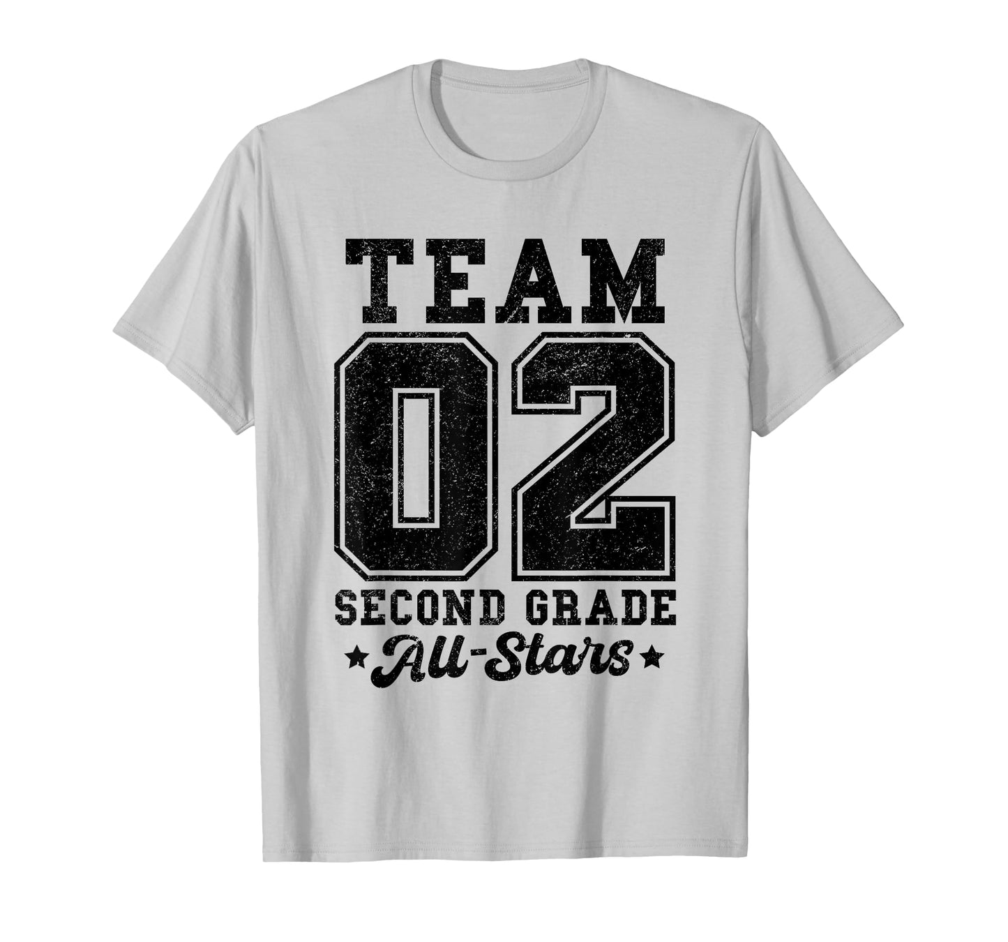 Team 2nd Grade All-Stars Back To School Sports Jersey T-Shirt