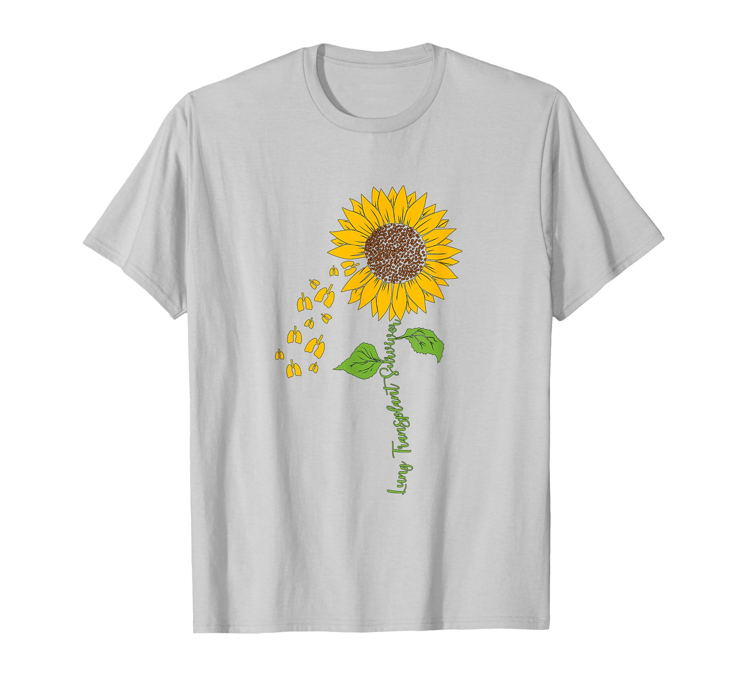 Lung Transplant Survivor Sunflower Lung Transplant Recovery T-Shirt