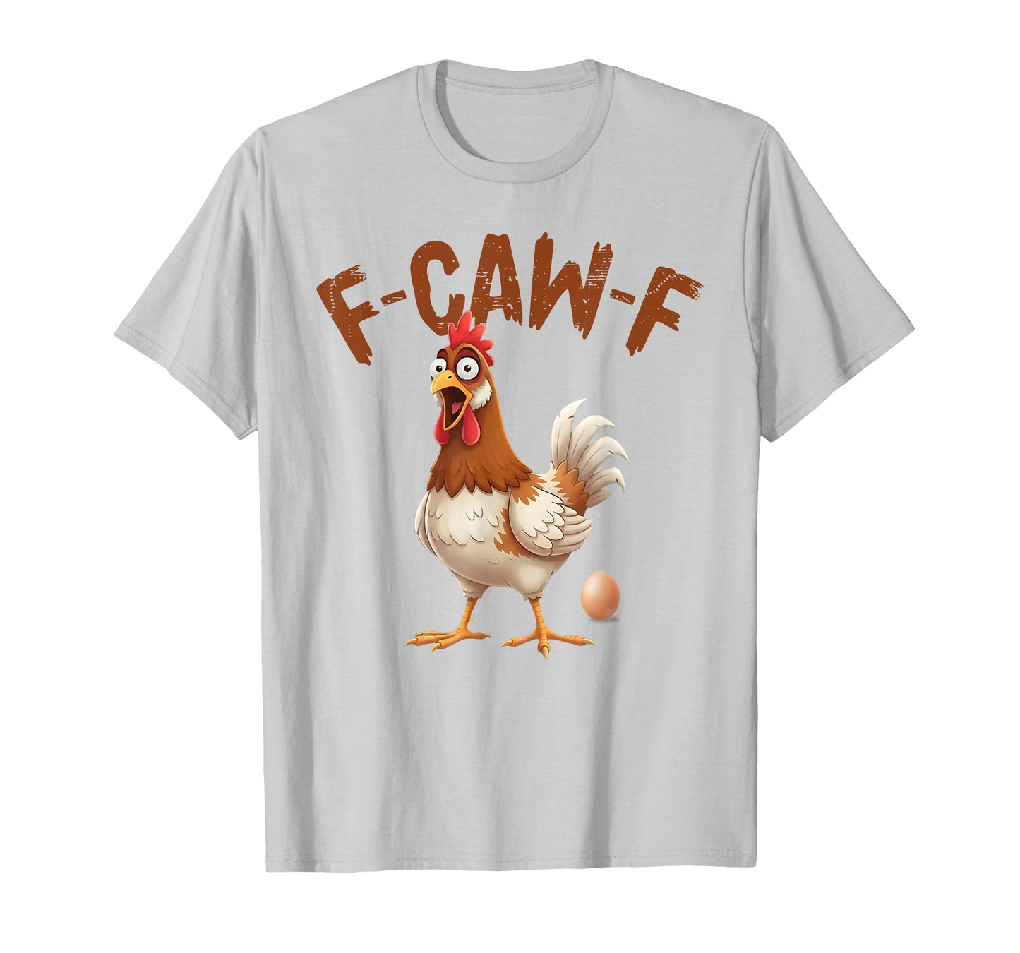 Funny Chicken F-CAW-F Humor FCAWF Chicken Halloween Pregnant T-Shirt