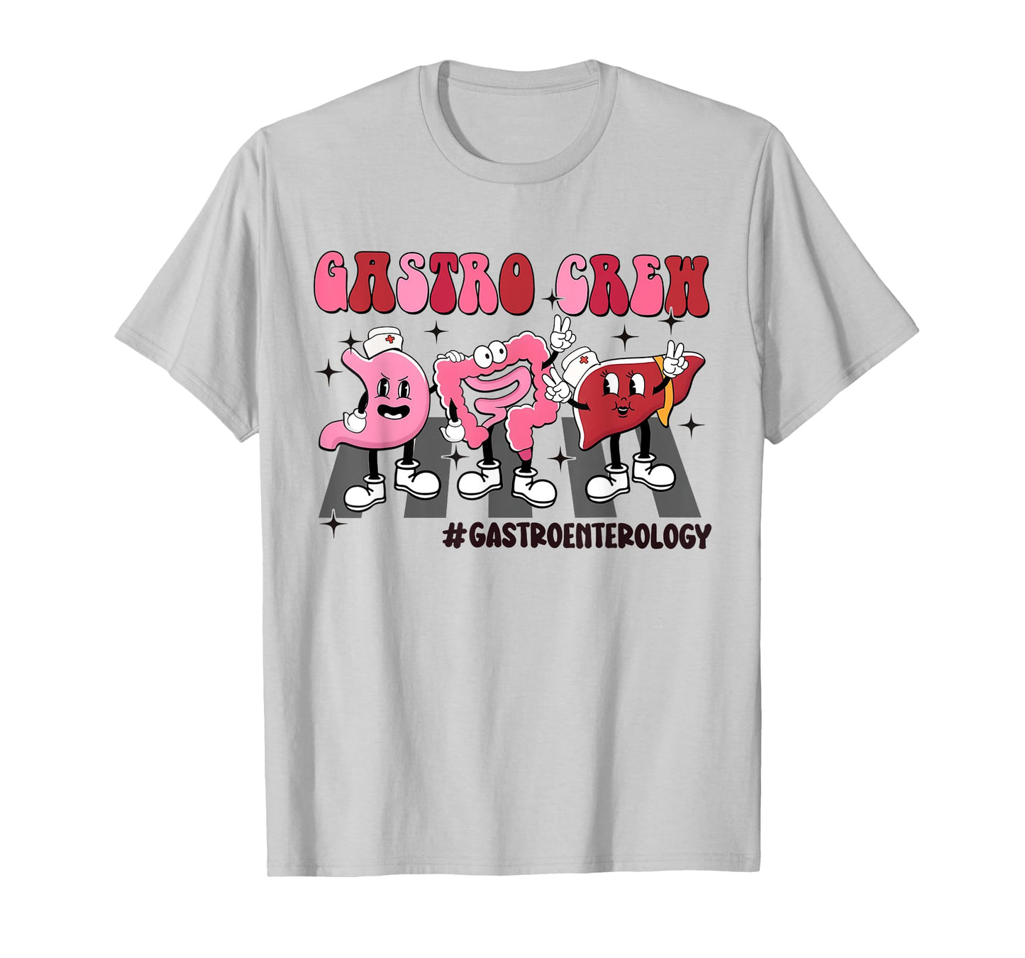 Gastro Crew Gastroenterologist Retro Gastroenterology Nurse T-Shirt