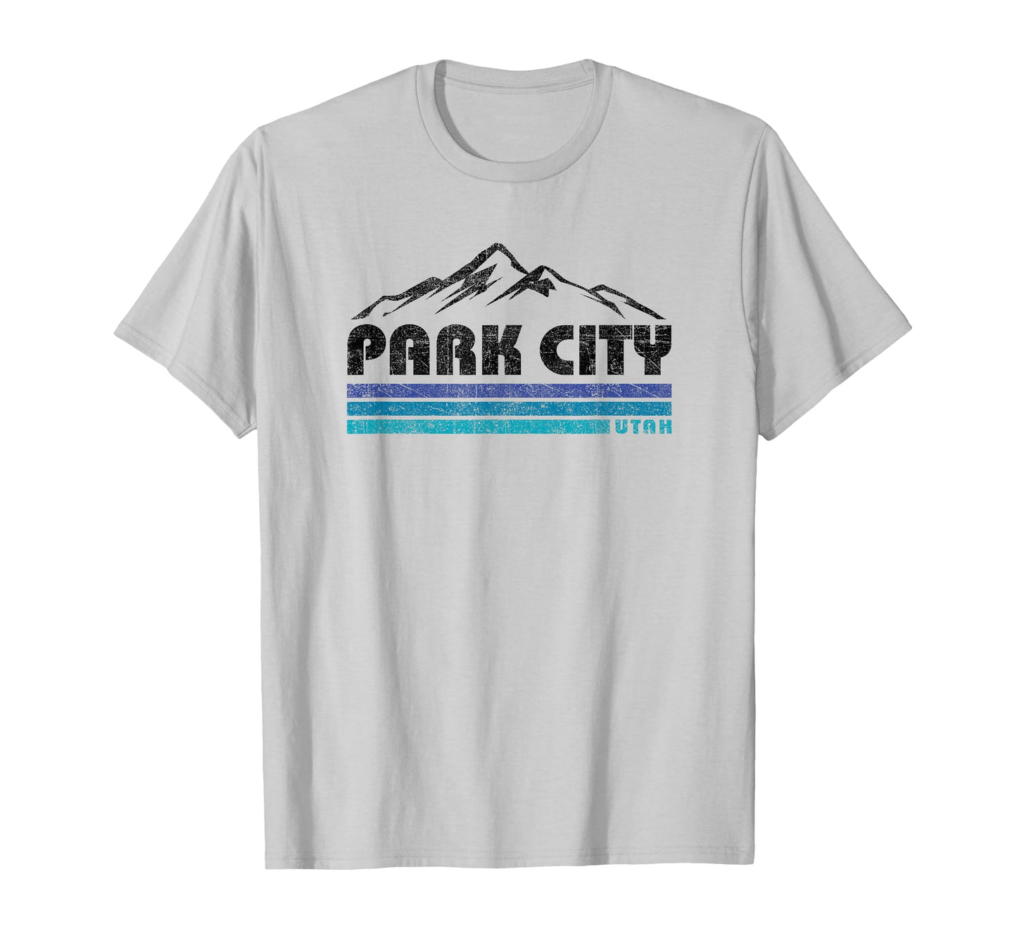 Vintage Park City Utah Retro Mountain Kids Souvenir T-Shirt