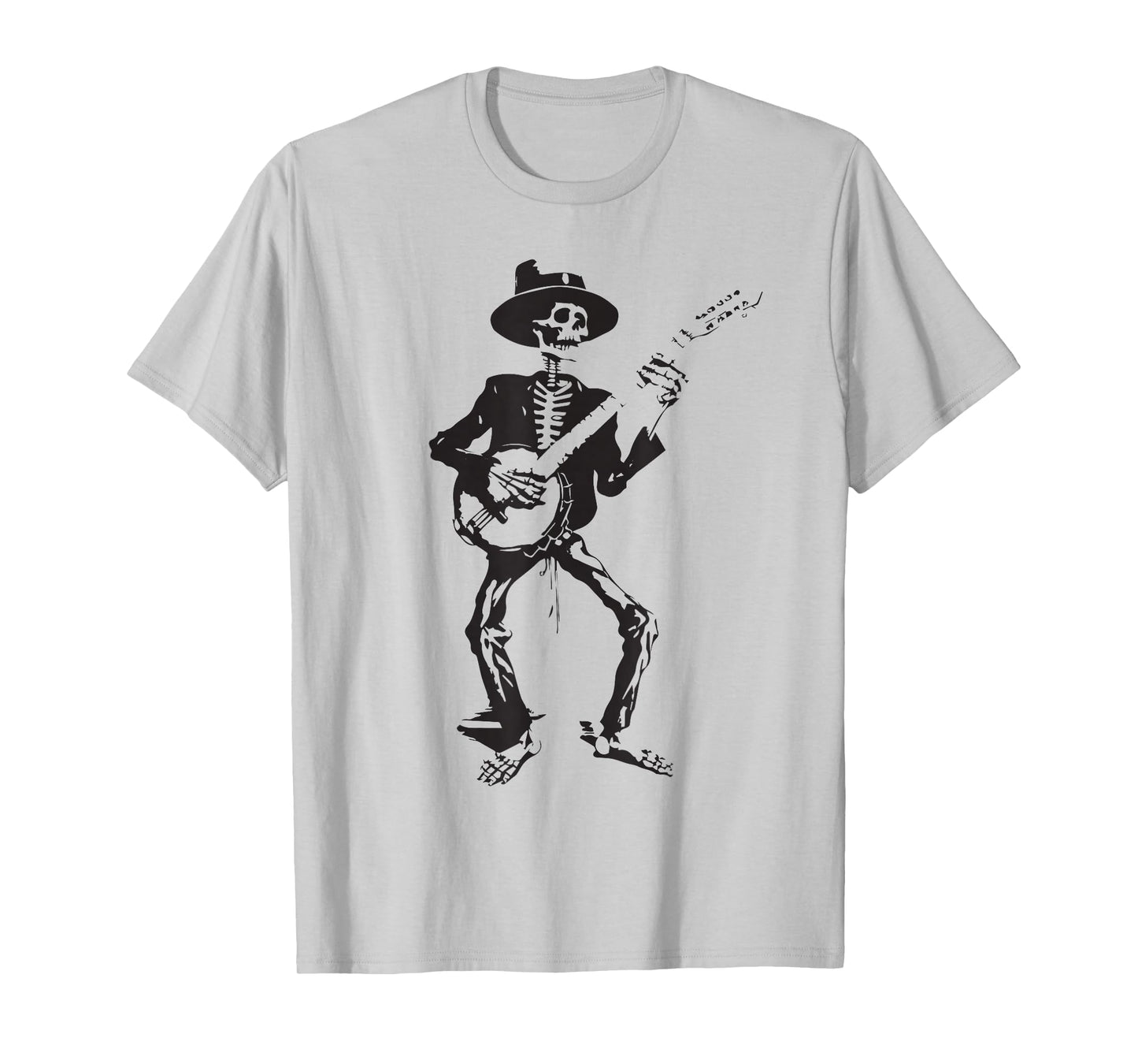 Banjo Dancing Skeleton Bluegrass Music Festival T-Shirt