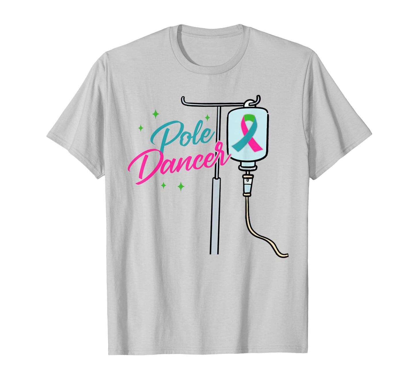 Metastatic Breast Cancer Warrior MBC Awareness Pole Dancer T-Shirt