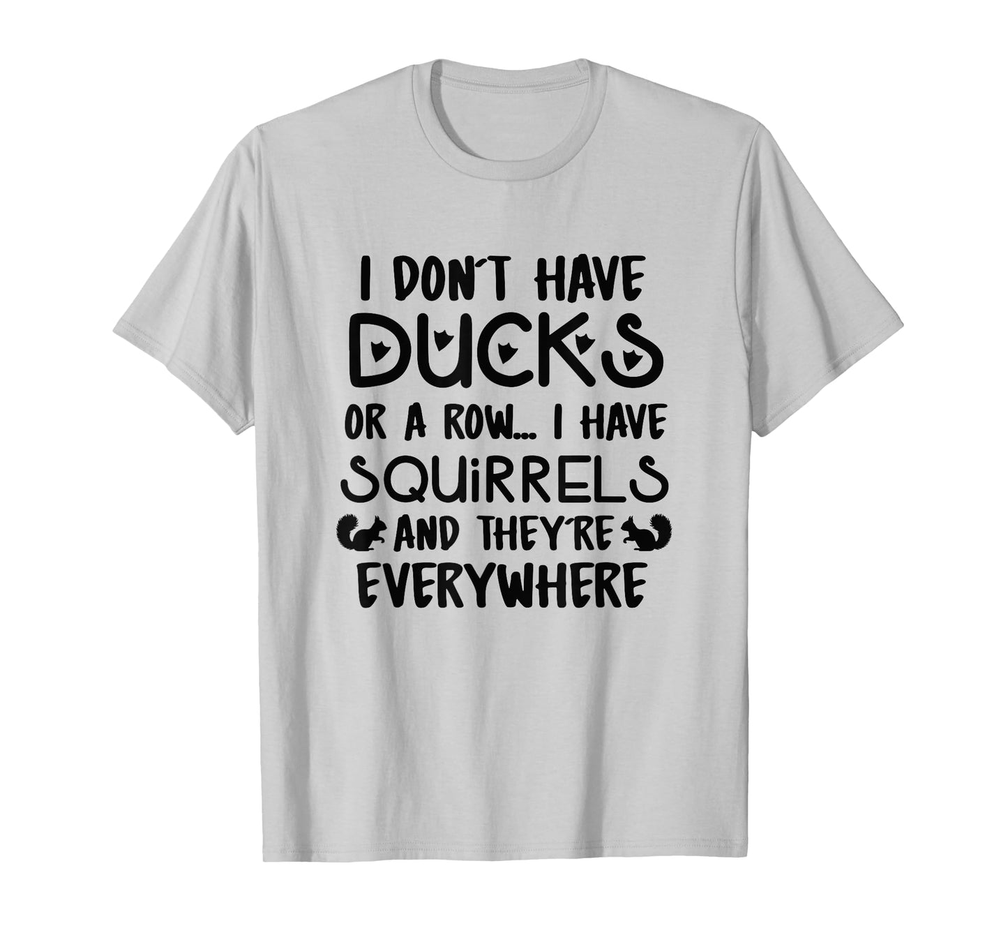Funny Squirrel Squad Gift Graphic Meme Quirky Item T-Shirt