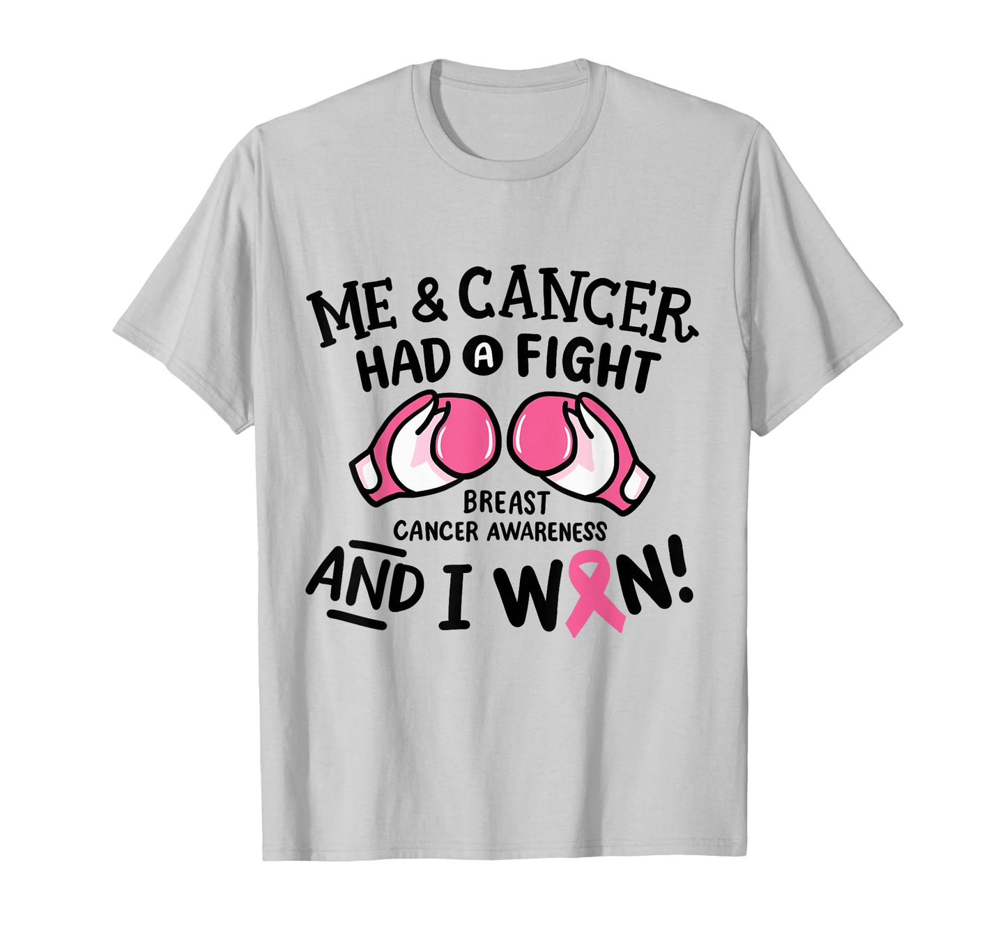 Breast Cancer Awareness I Fought Cancer & Won Pink Survivor T-Shirt