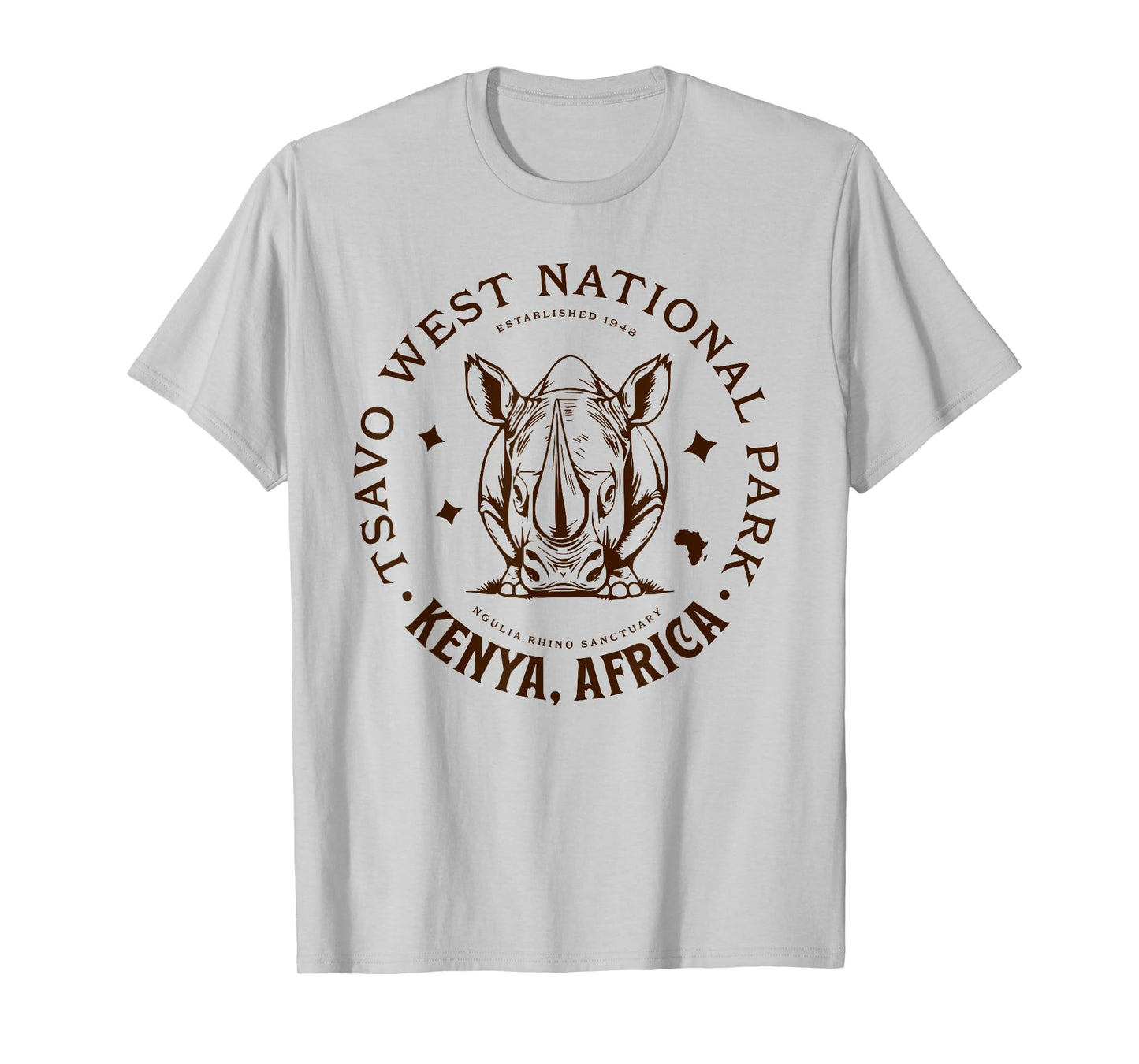 Save the Rhinos - Tsavo West National Park Est 1948 T-Shirt