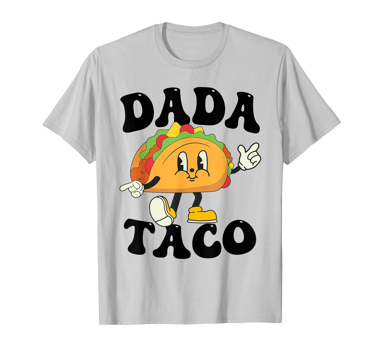 Dada of the Birthday Boy Girl Taco Mexican Birthday Family T-Shirt