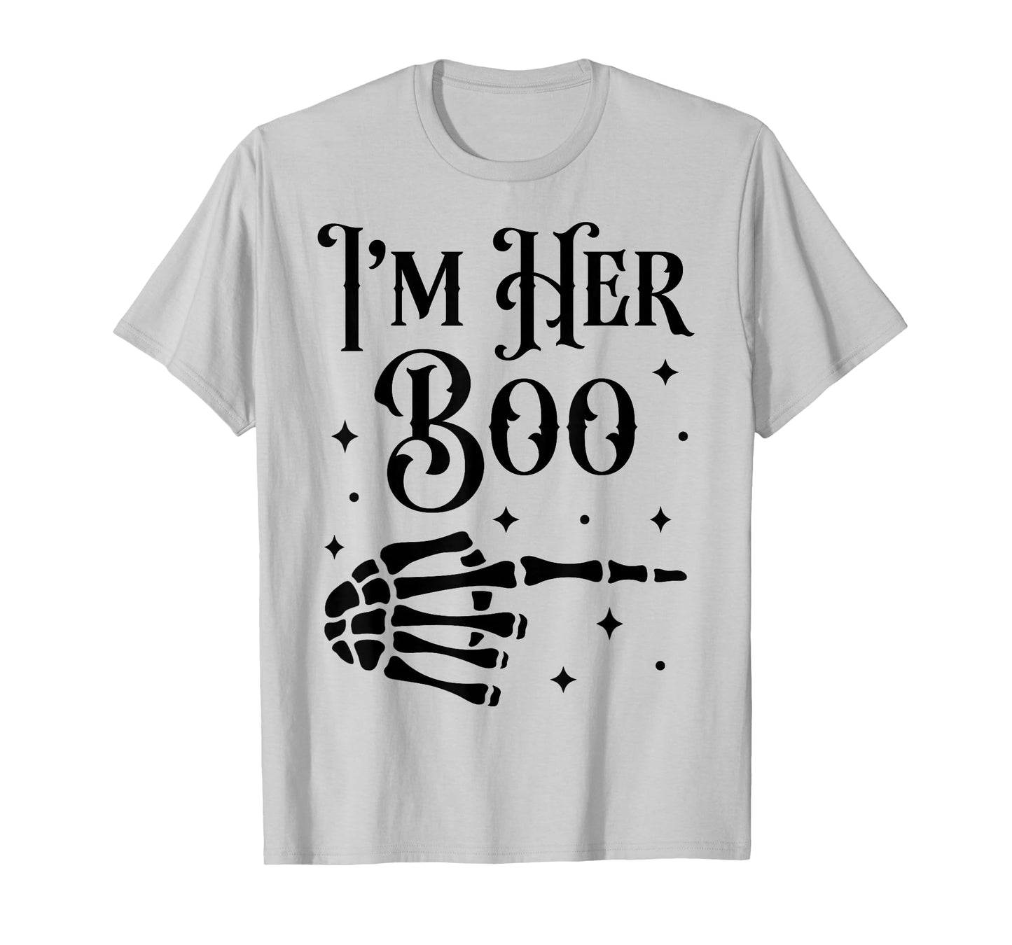 I’m Her Boo I’m His Ghoul Halloween Couples Matching Costume T-Shirt