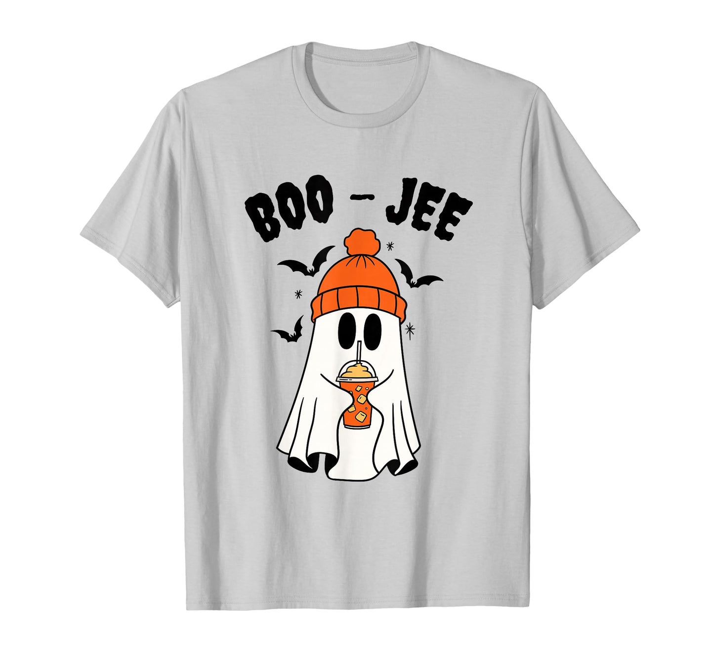 Funny Boo-JEE Creepy Ghost Halloween Pumpkin Spooky Season T-Shirt