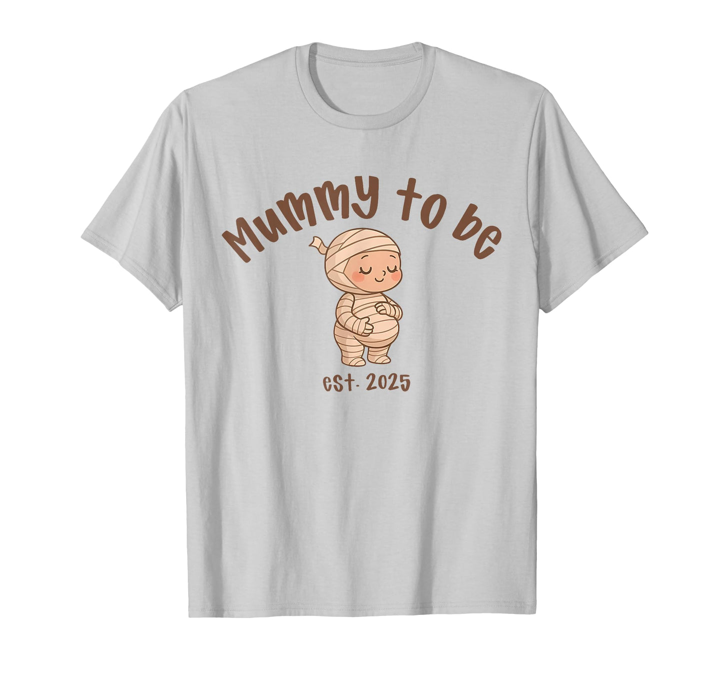 Mummy to Be est. 2025 Cute Pregnancy Halloween Outfit Women T-Shirt