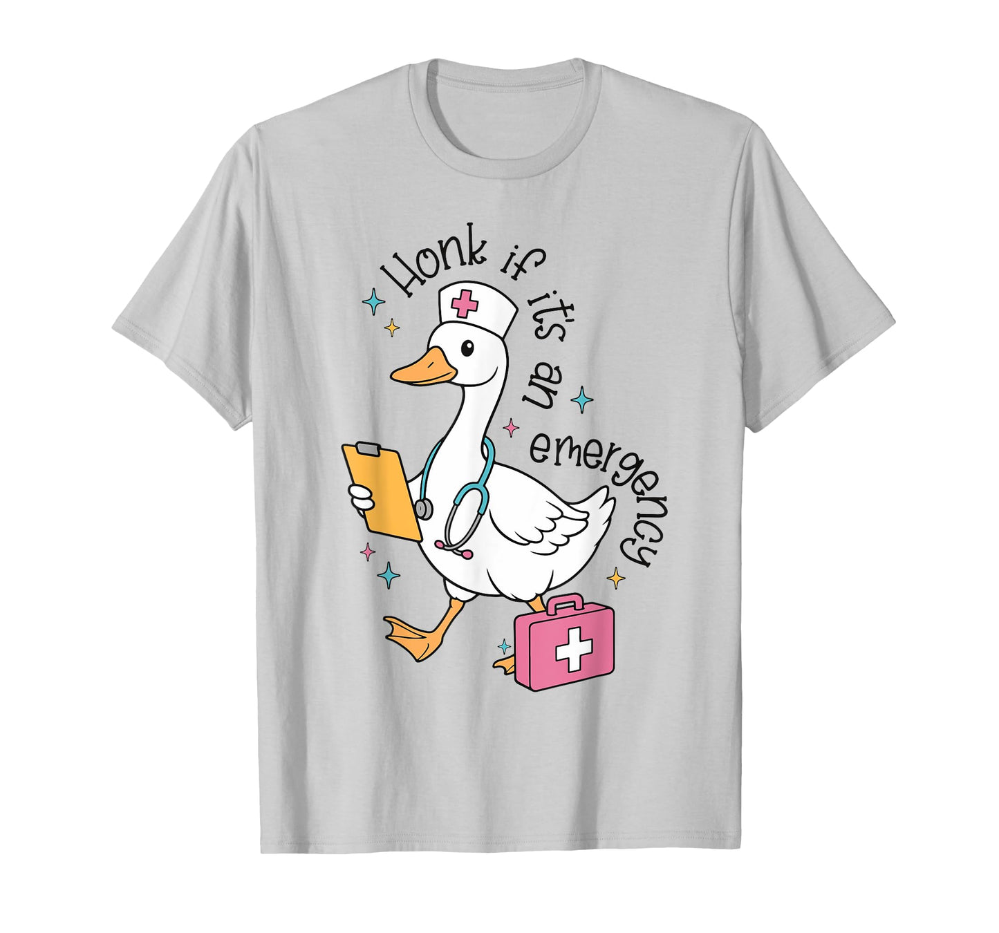 Honk IF It's An Emergency Silly Goose Registered Nurse T-Shirt