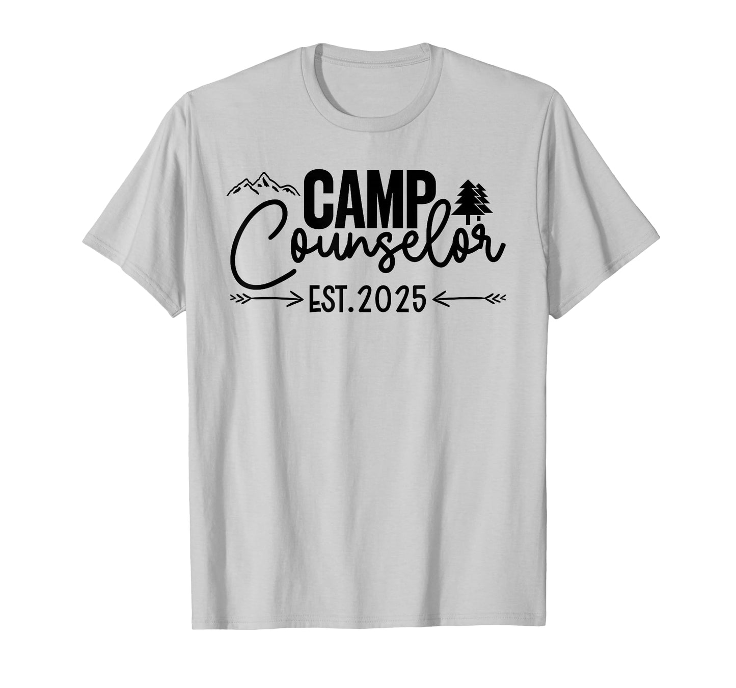 Camp Counselor Est. 2025 Staff Camping Summer Matching Group T-Shirt