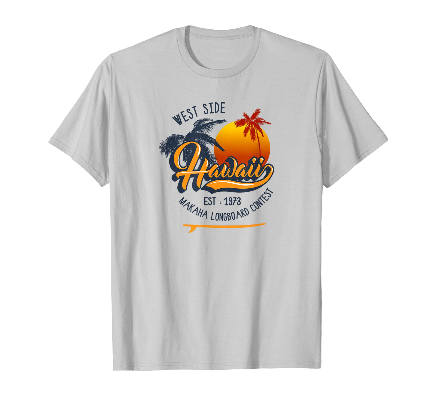 Hawaii Makaha Beach Longboard Contest T-Shirt for Men Women Kids