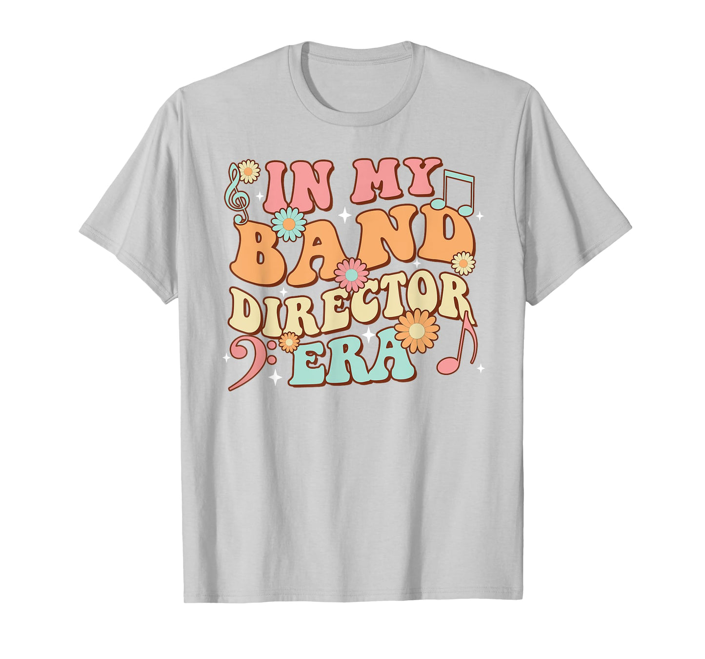 Groovy In My Band Director Era Music Teacher T-Shirt