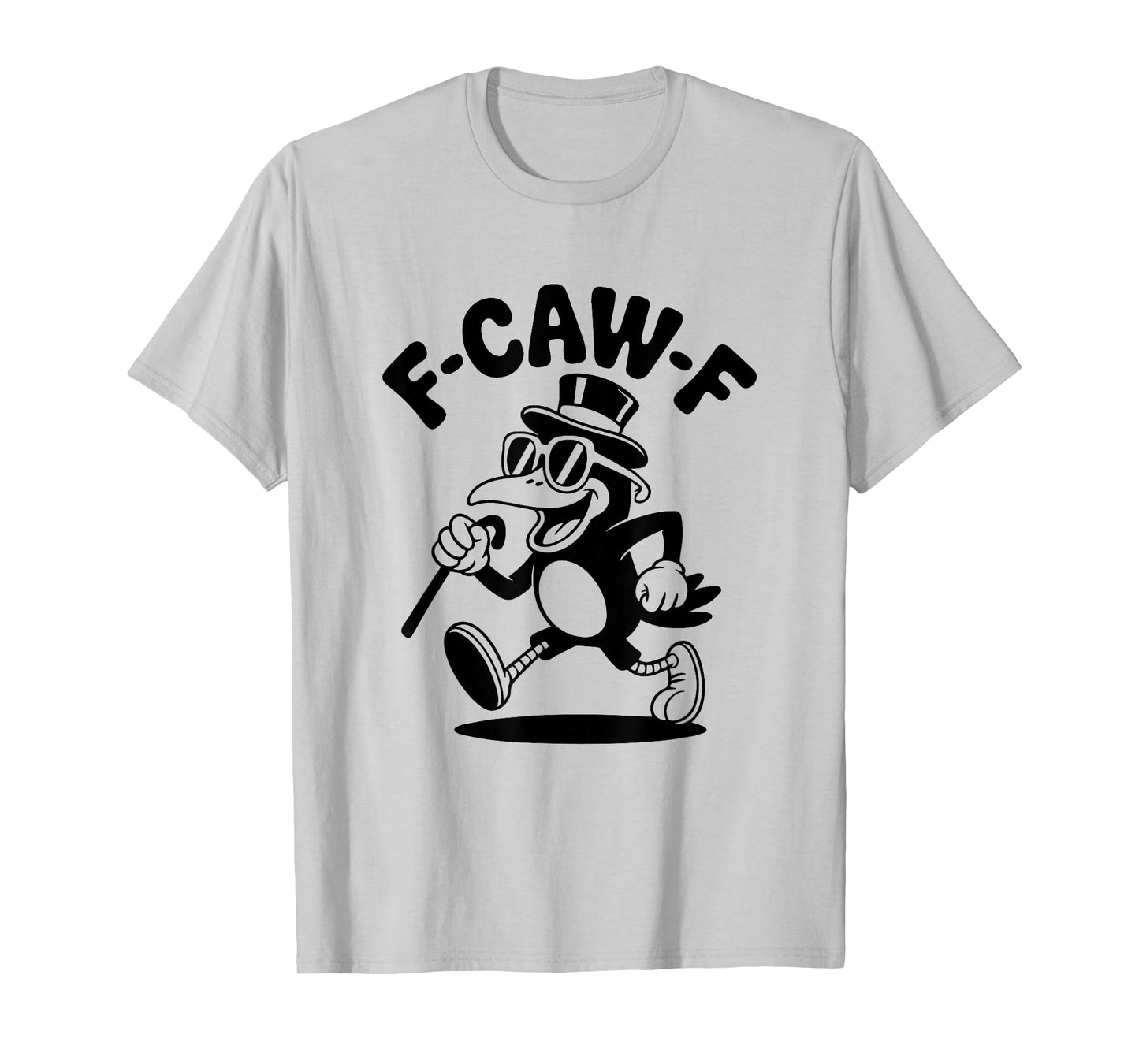 F-Caw-F Funny Crow Retro Bird Humor T-Shirt