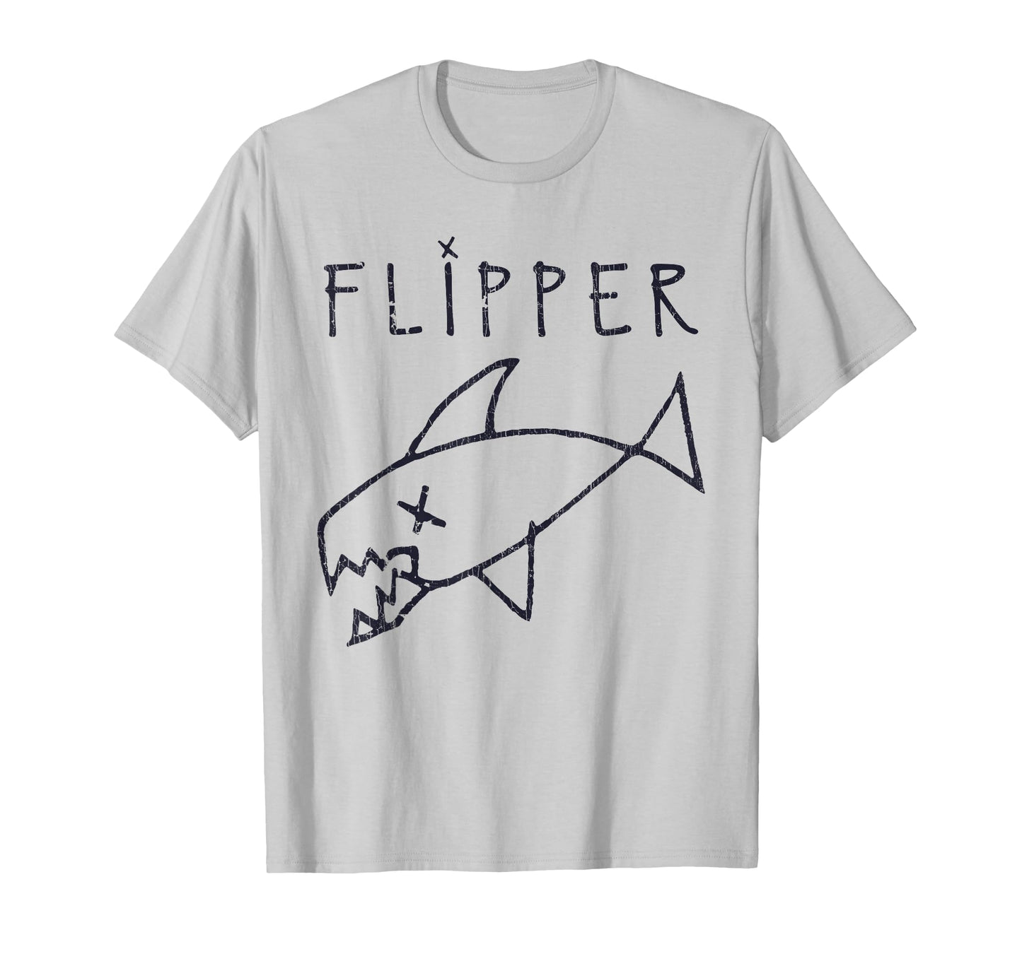 Funny Flipper Fish Die Sarcastic Graphic T-Shirt
