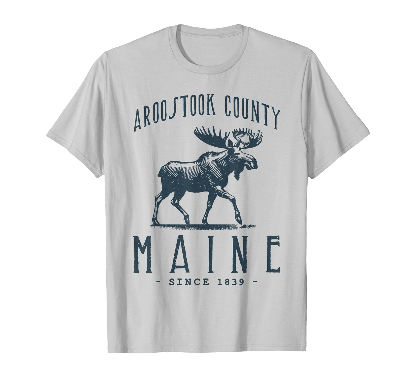 AROOSTOOK COUNTY, MAINE. MOOSE VINTAGE DESIGN T-Shirt