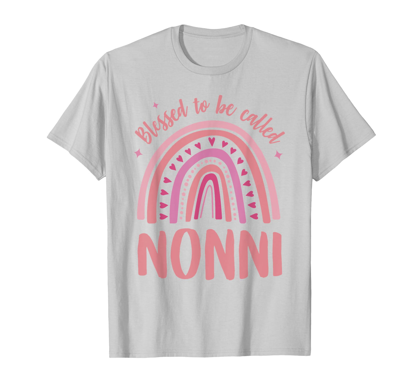 Nonni Tshirts for Women Grandma Blessed to be called Nonni T-Shirt