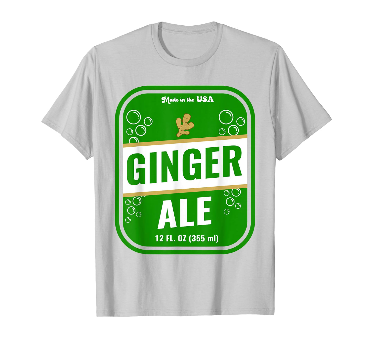 Halloween Costume Ginger Ale Unique Costume Idea T-Shirt