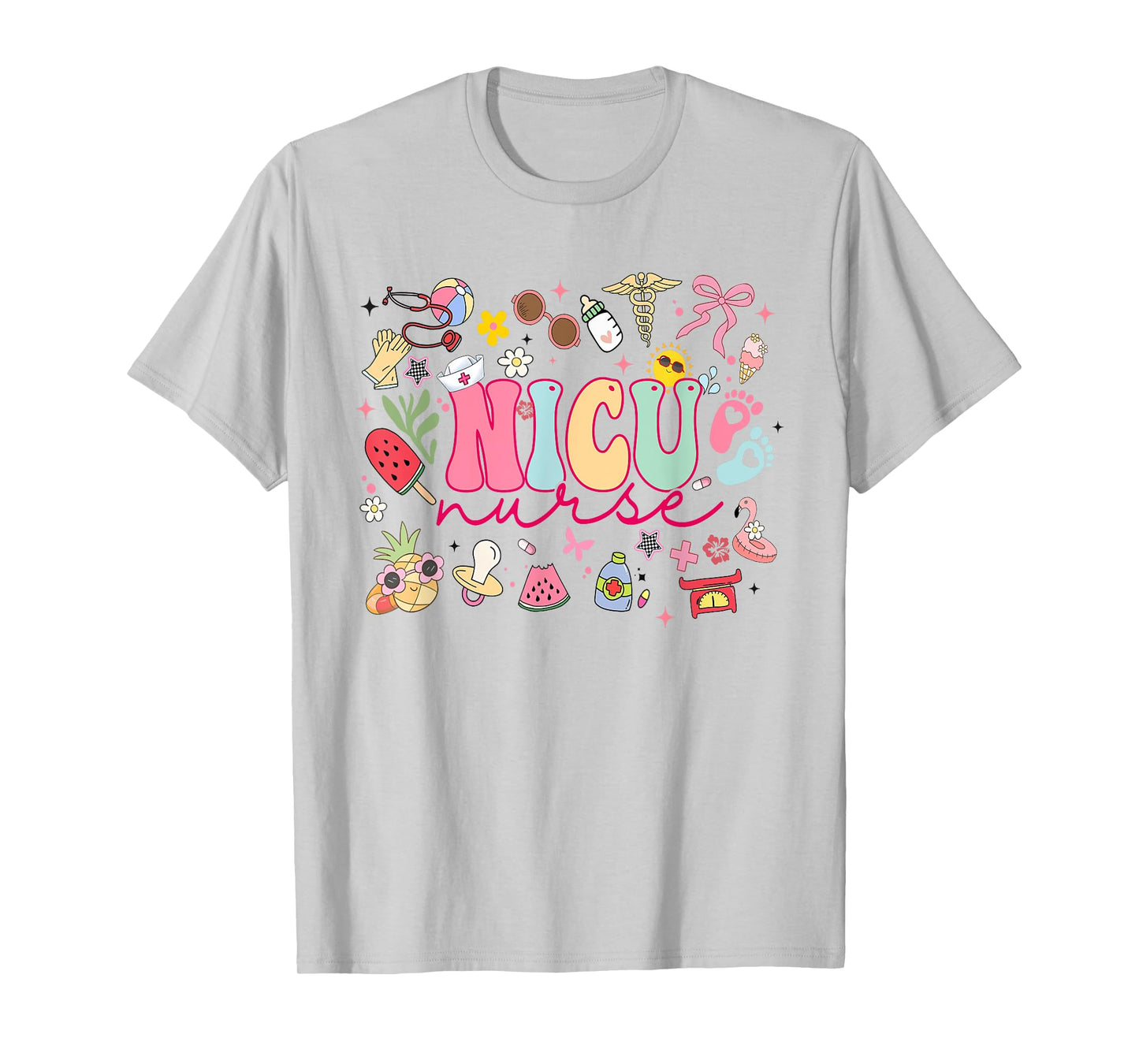 NICU Nurse Summer Neonatal Intensive Care Unit Graduation T-Shirt