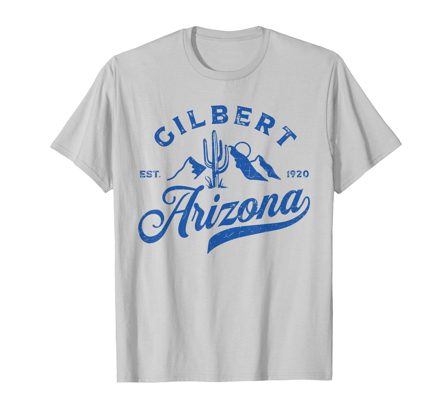 Vintage Gilbert Arizona AZ Mountains Vacation Souvenir T-Shirt