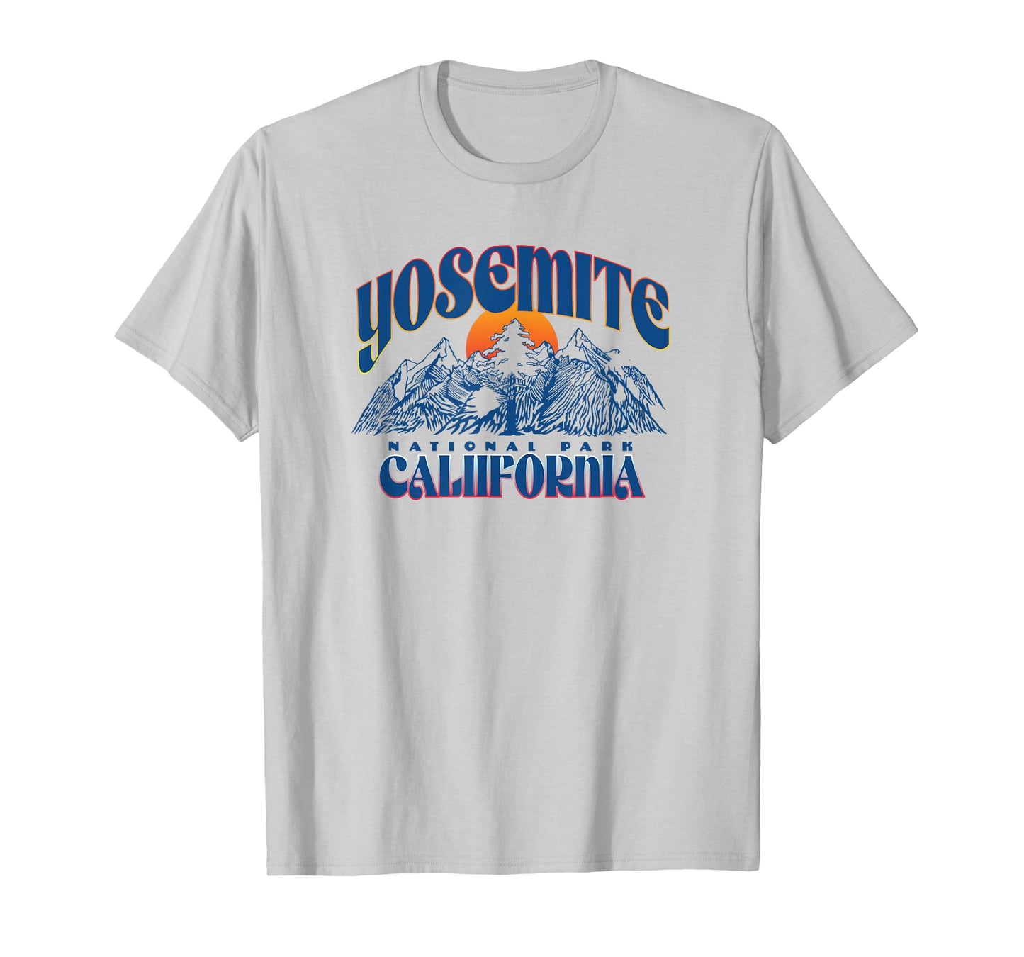 Yosemite National Park Retro Graphic T-Shirt