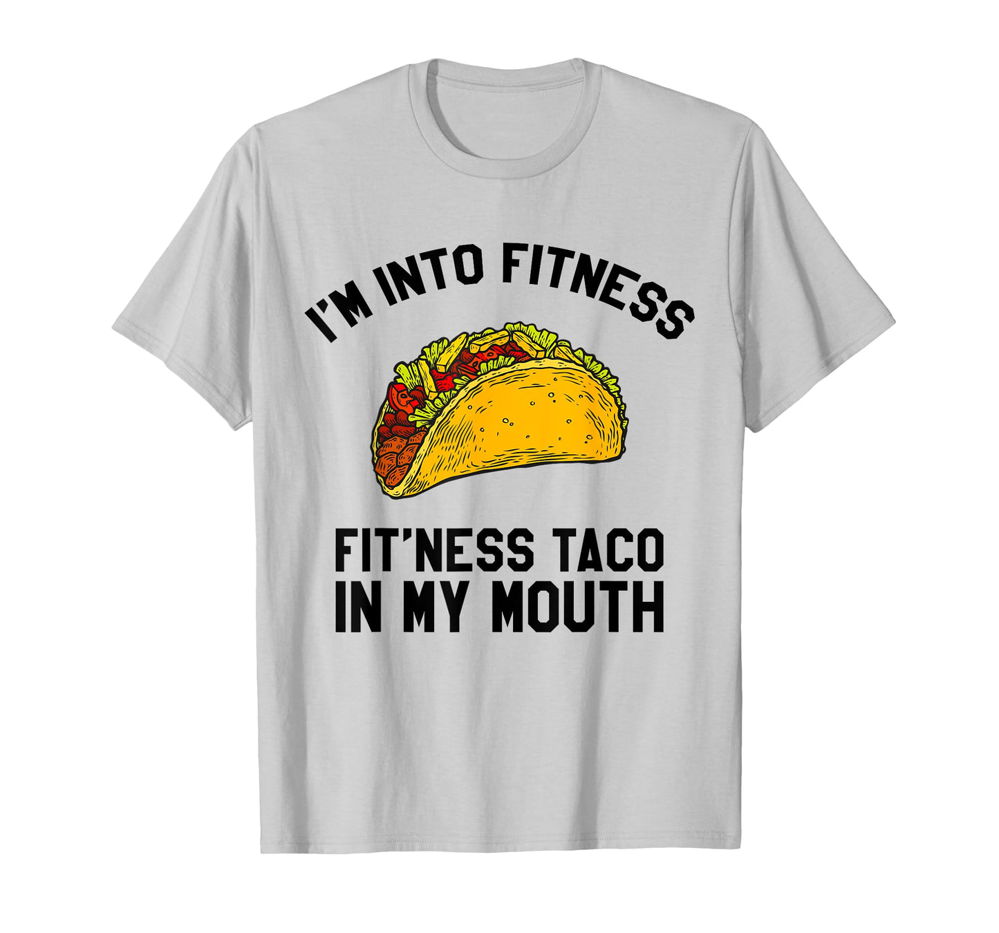 Mens Fitness Taco Funny Mexican Gym T-Shirt for Taco Lovers T-Shirt