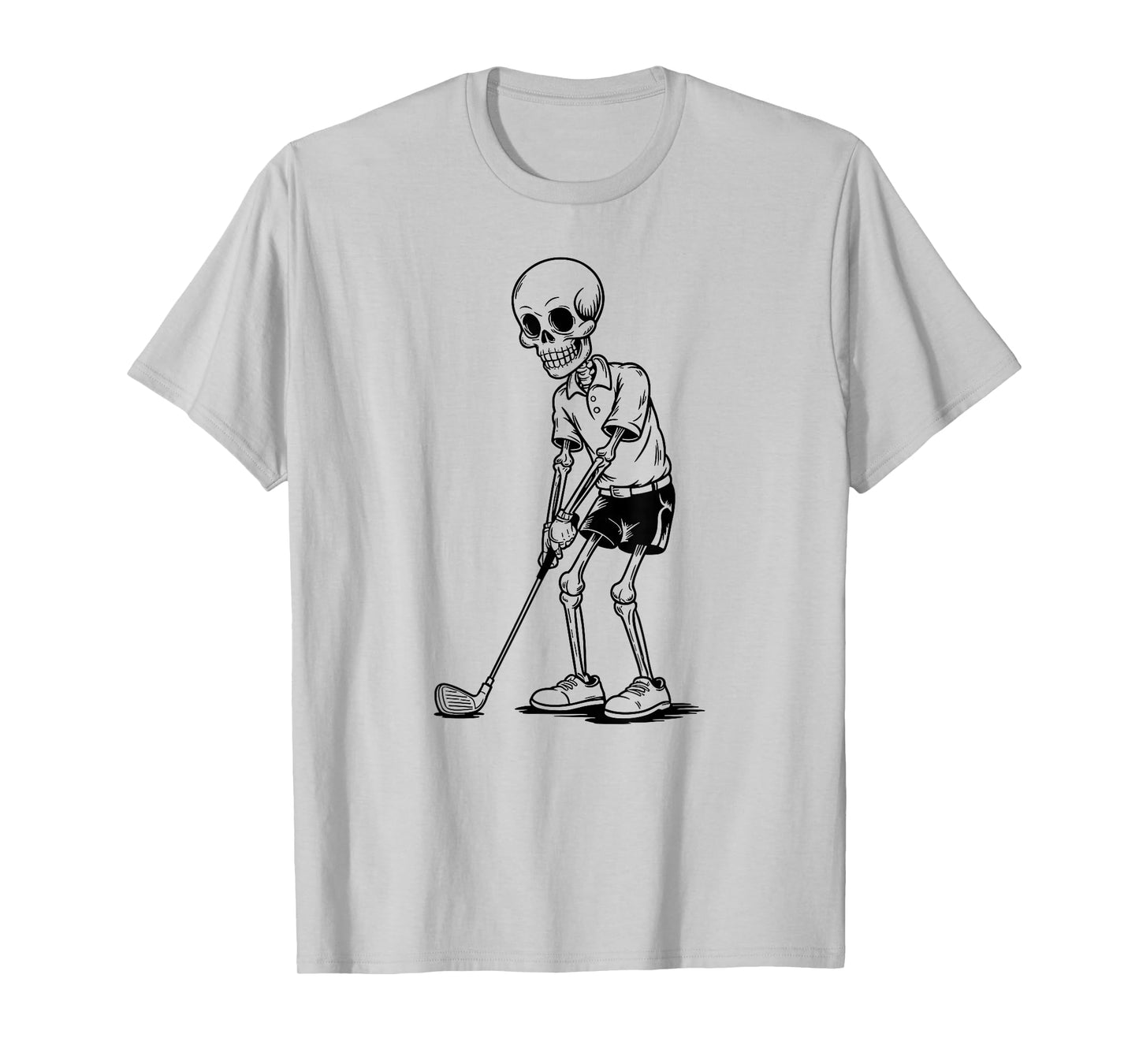 Funny Skeleton Golfer Design for Retired Golf Lovers T-Shirt