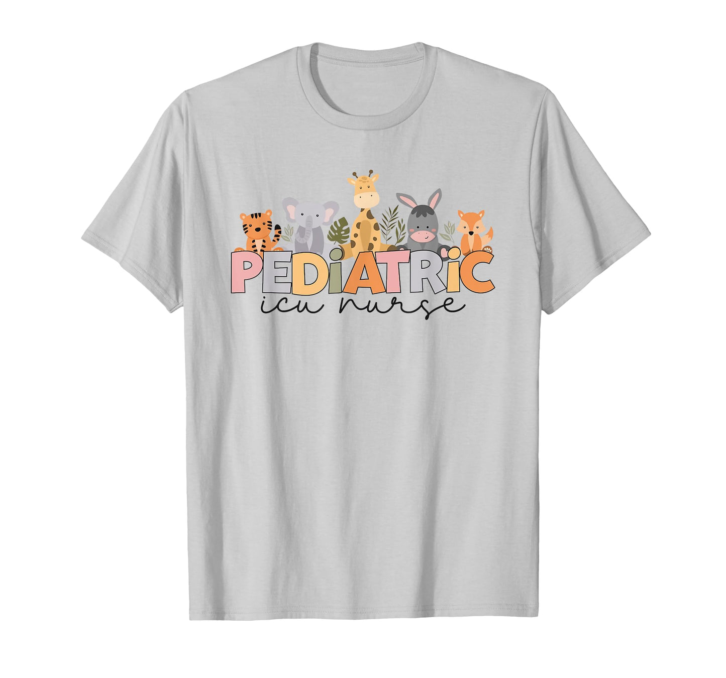 Pediatric ICU Nurse PICU Nurse Animals Nurse appreciation T-Shirt