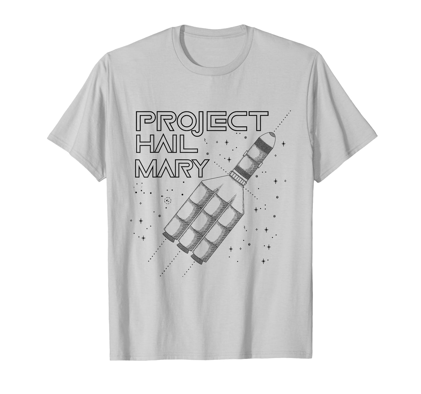 Project Hail Mary Space Rocket Ship T-Shirt