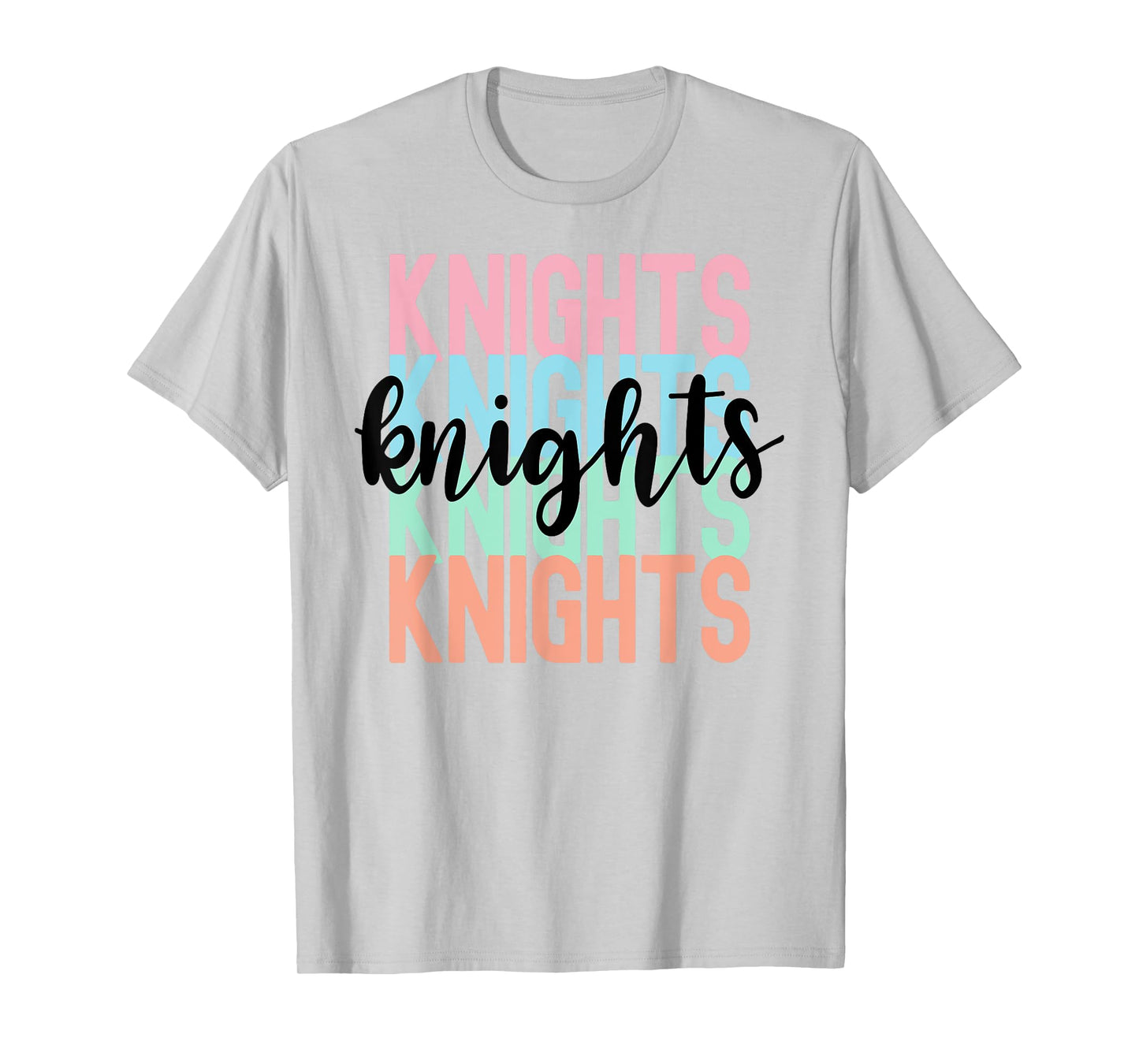 Knights Team Mascot School Spirit Game Night T-Shirt