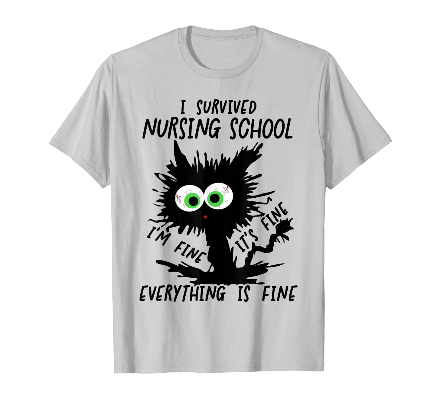 I Survived Nursing School Graduation 2025 T-Shirt