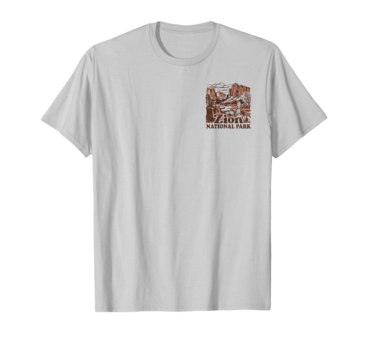 Zion National Park Front and Back T-Shirt