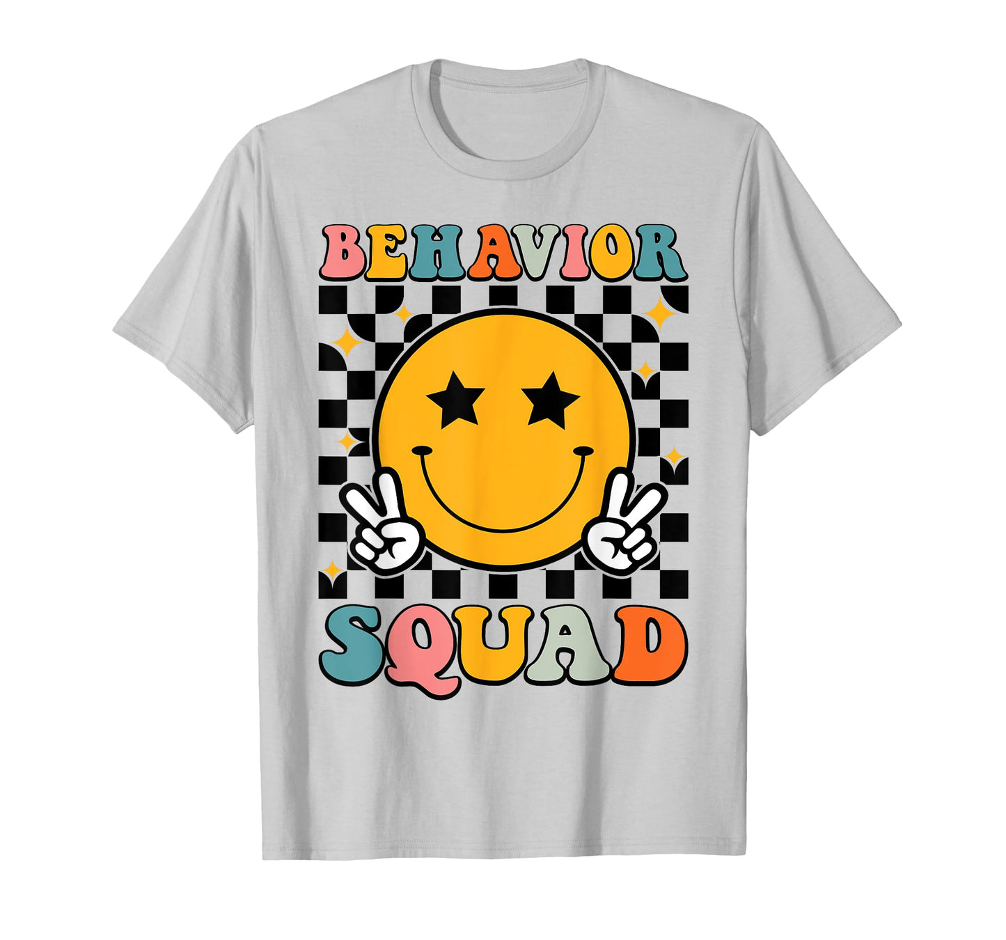 Behavior Squad Specialist Analyst Behavior Teacher Retro T-Shirt