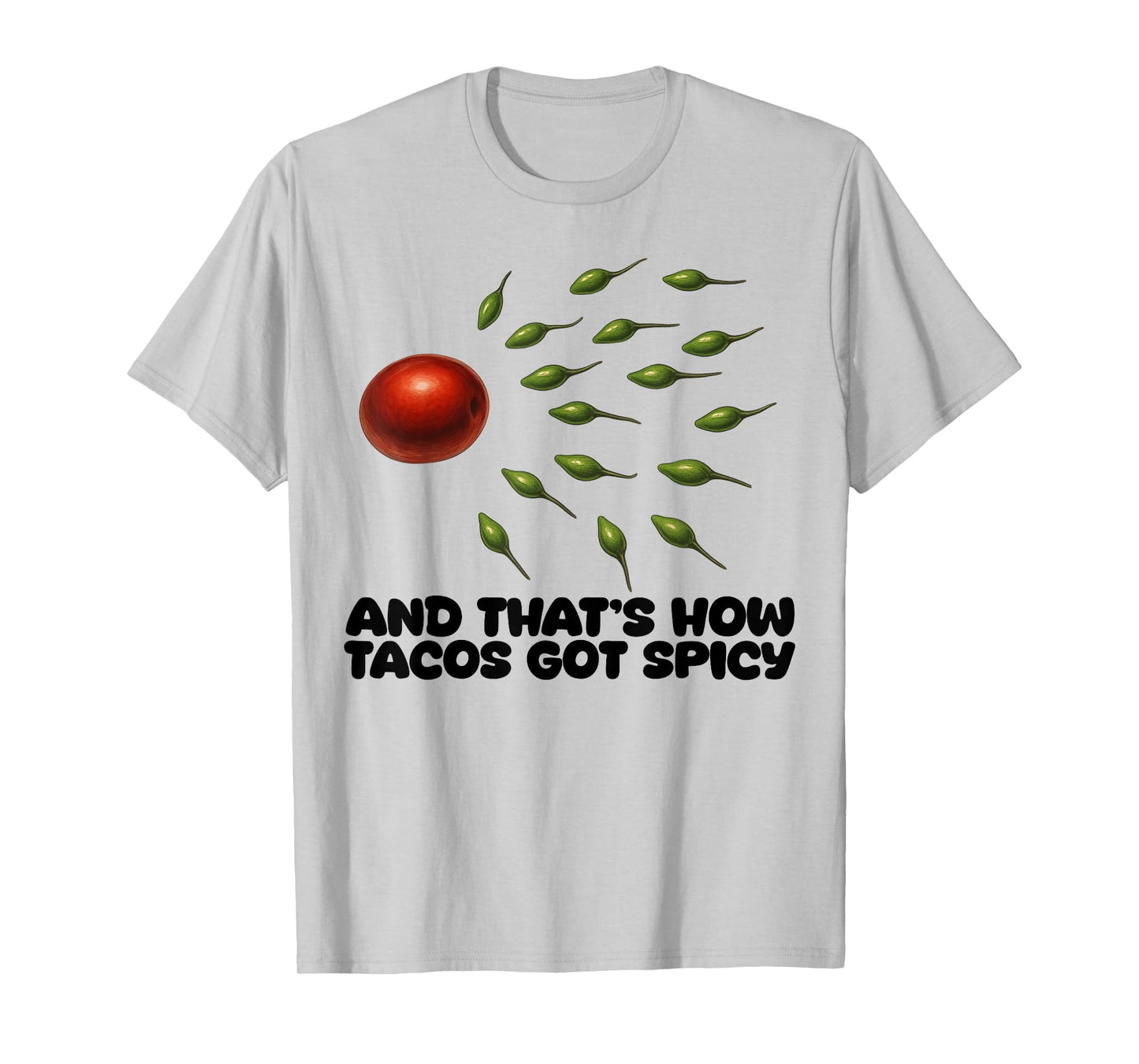 Guac How It was Born Avocado Salsa Spicy Humor T-Shirt