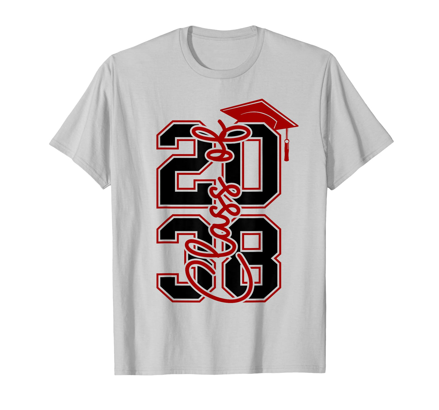 Class of 2038 Grow With Me Funny Kindergarten Back To School T-Shirt
