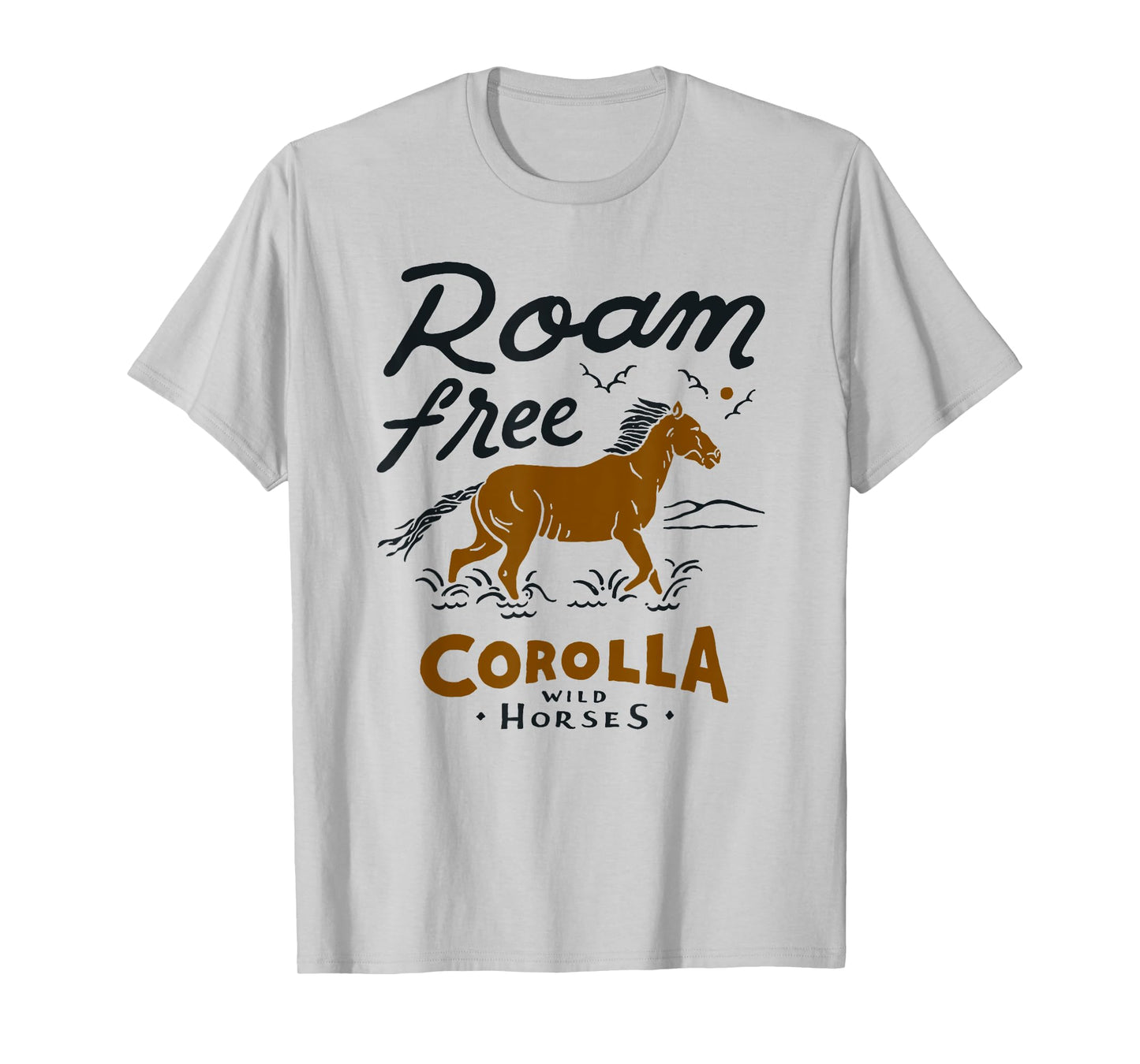 Corolla Wild Horse T Shirt Outer Banks Souvenirs OBX NC T-Shirt
