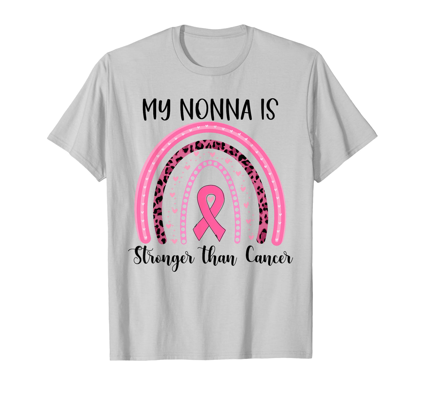 My Nonna is stronger than cancer breast cancer awareness T-Shirt