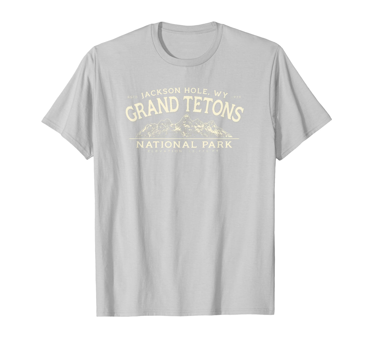 Grand Teton National Park Mountains Graphic T-Shirt