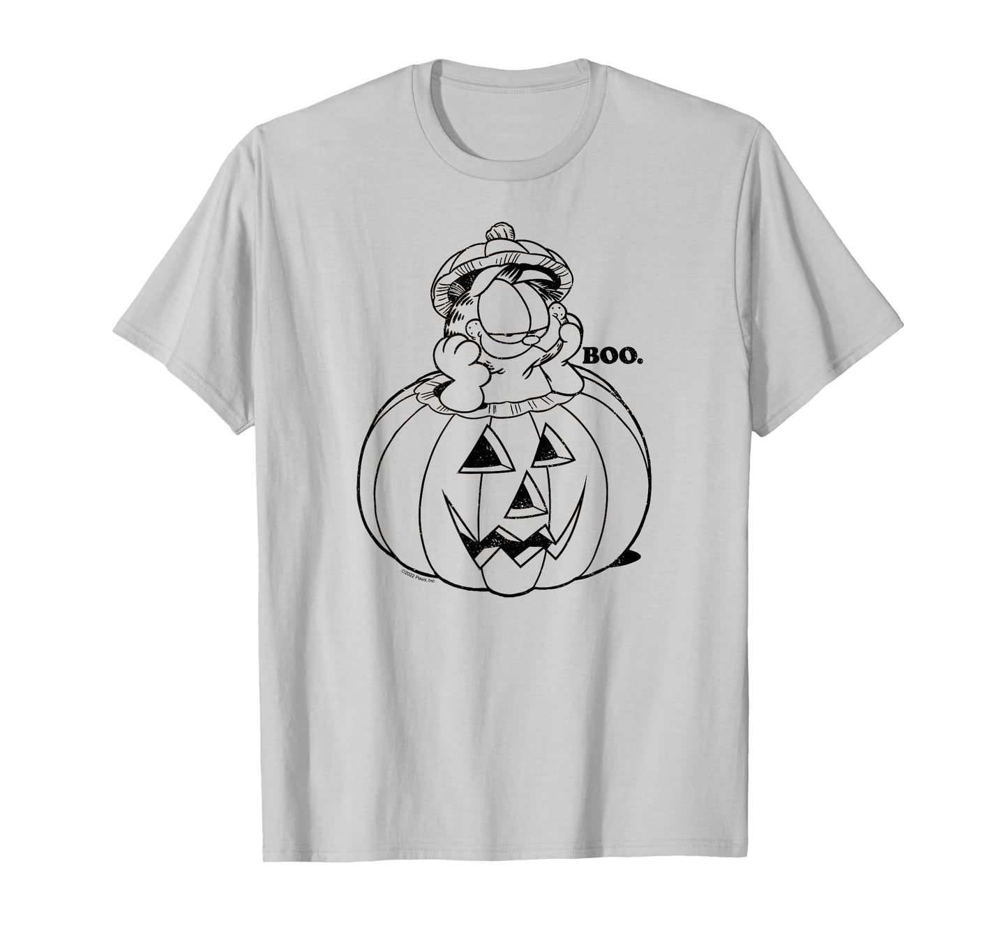 Garfield - Boo Halloween Jack O' Lantern Pumpkin T-Shirt