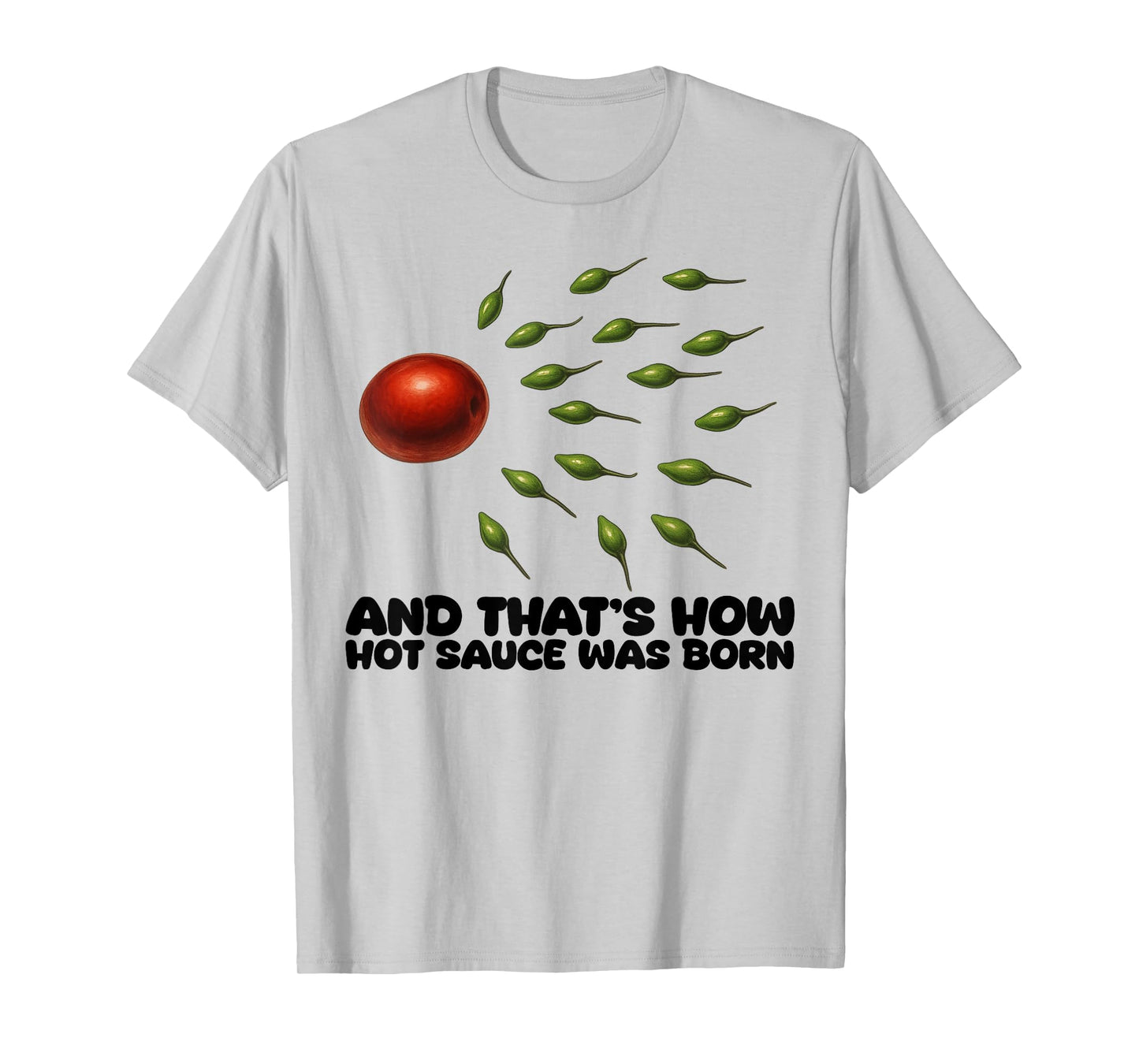 Guac How It was Born Avocado Salsa Spicy Humor T-Shirt